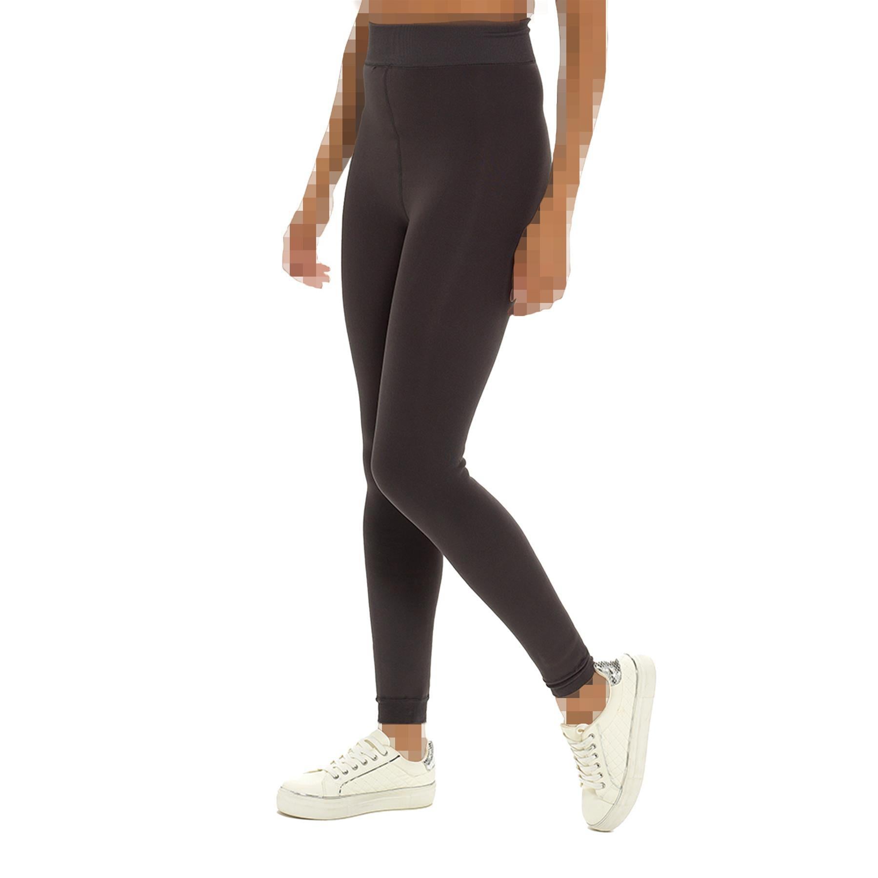 Ladies Velvet Plush Thermal Legging Soft Stretchy Everyday High Waist Leggings