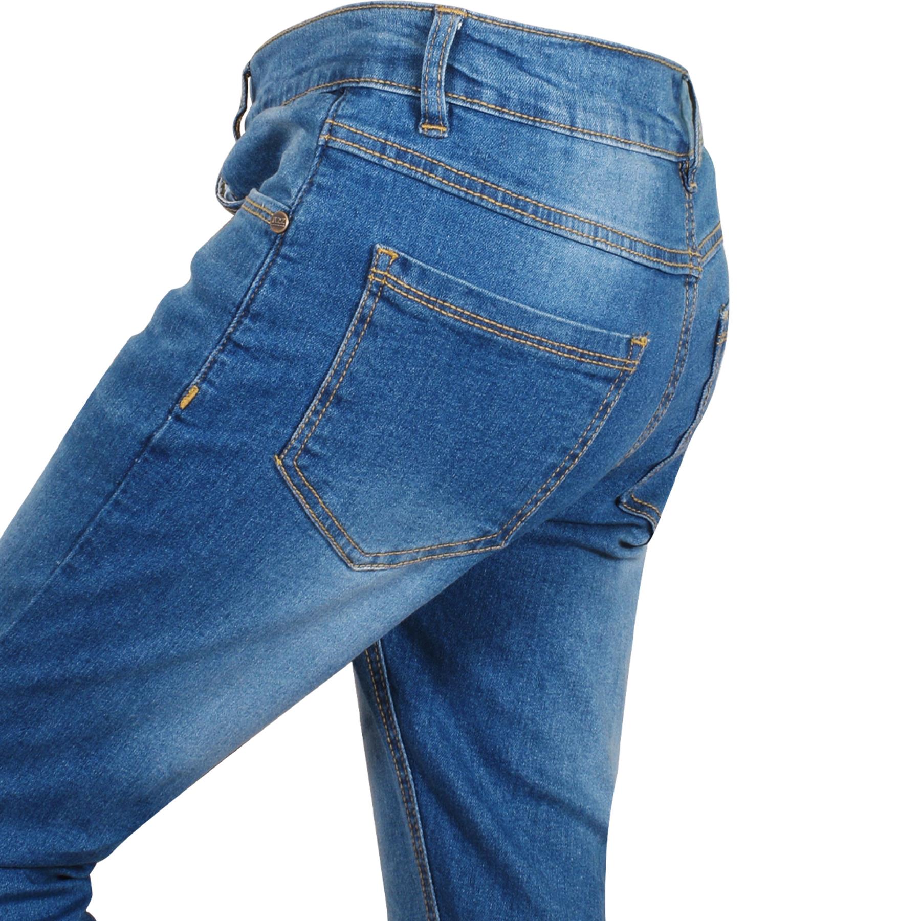 Womens Denim Jeans Comfort Stretch Skinny Trousers Pants Ladies