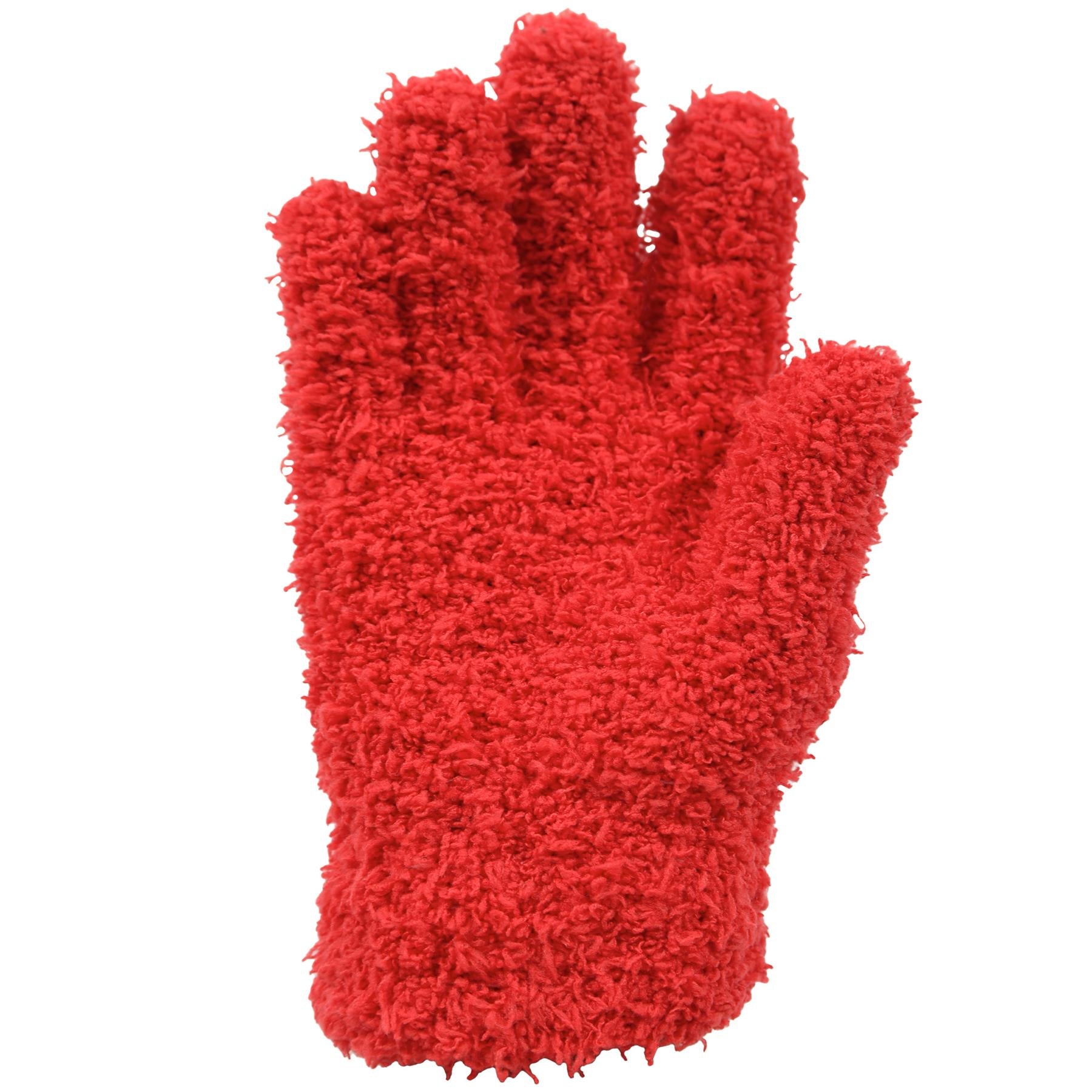 Kids Girls 4 Pack Thermal Snow Soft Magic Winter Gloves One Size Warm Mittens