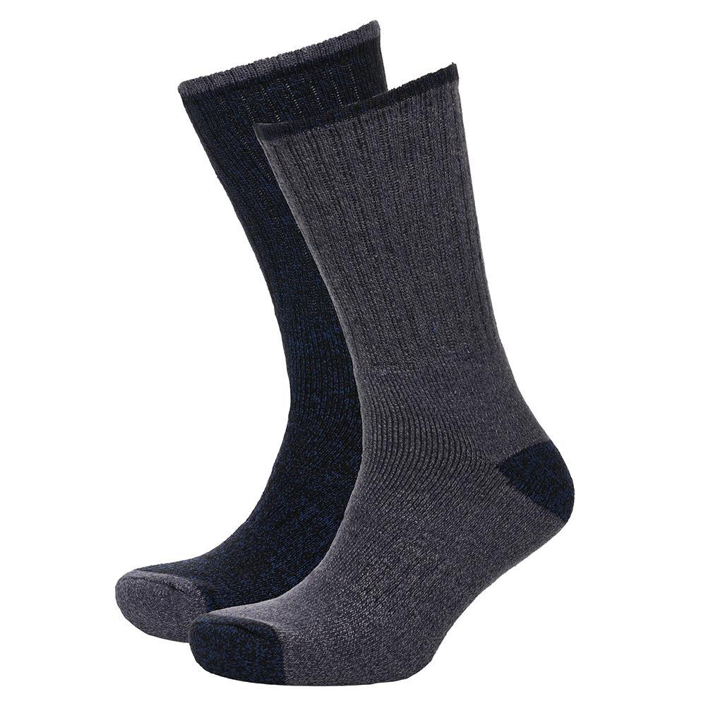A2Z Mens Crew Cosy Socks Comfortable Pack Of 6 Thick Comfort Outdoor Socks