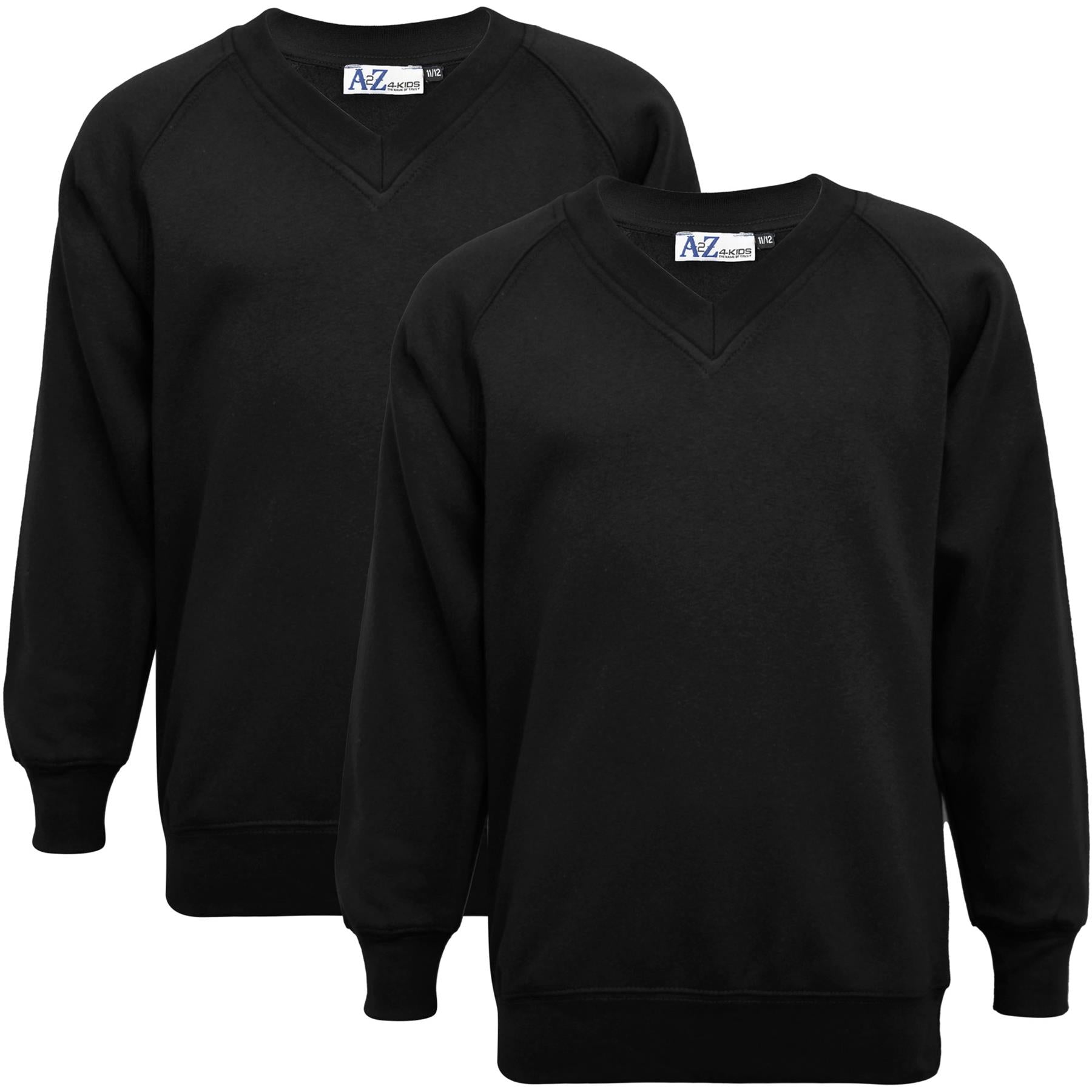 A2Z Senior Girls Boys V Neck Jumper 2 Pack High School Sweatshirt For Adult