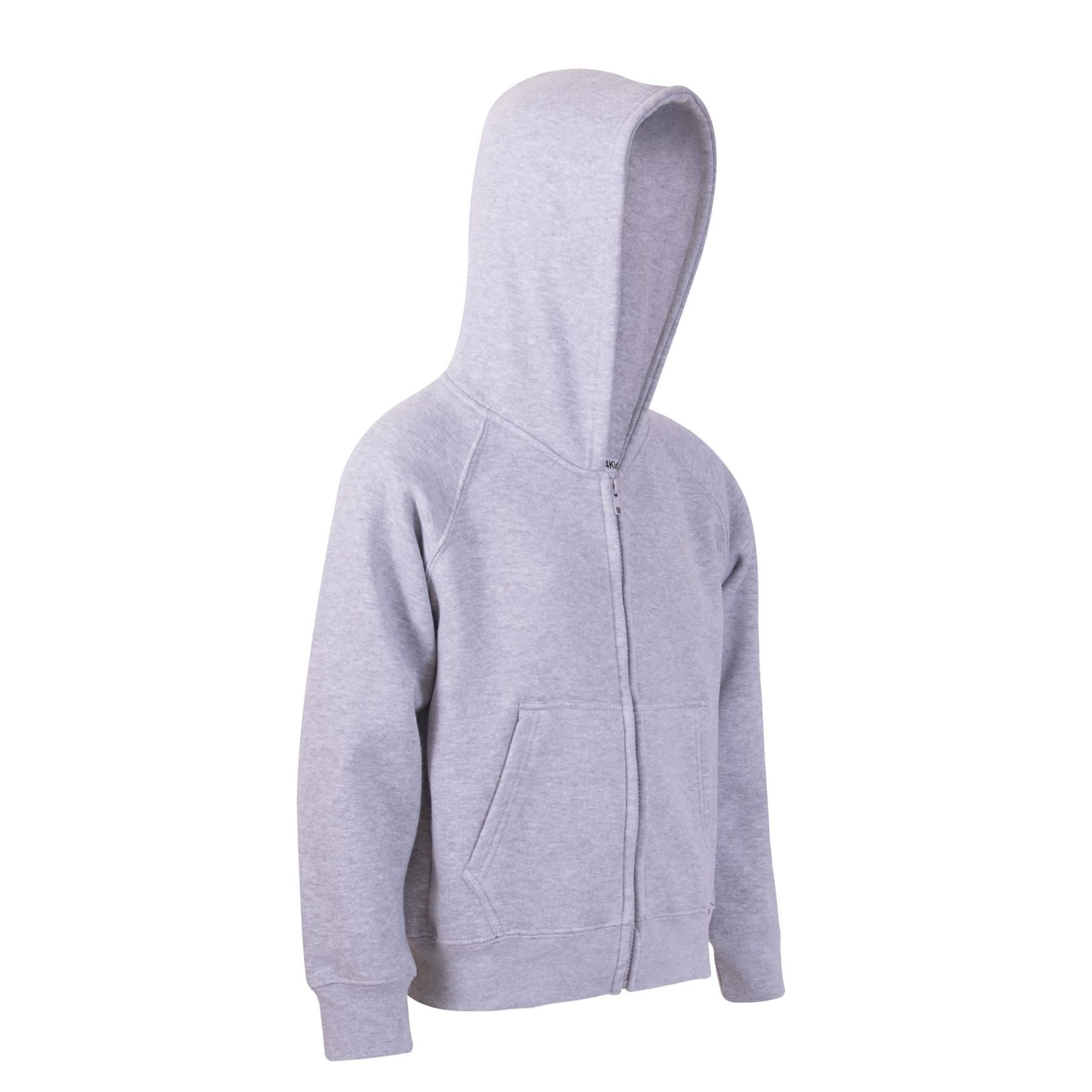 A2Z 4 Kids Girls Boys Zipper Long Sleeves Zip-Up Hooded PE School Zipper Jacket