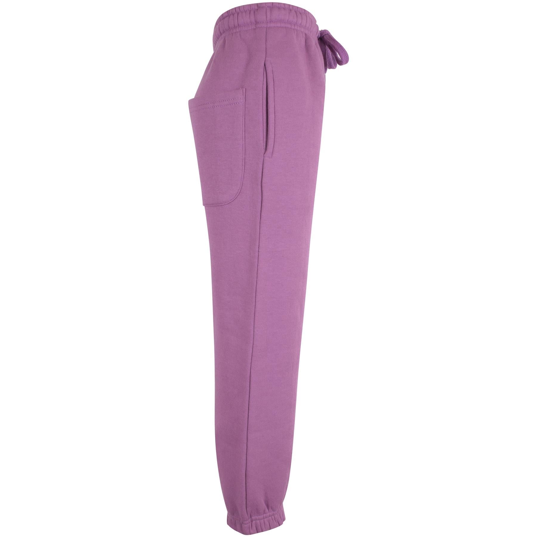 Kids Girls Boys Fleece Trouser Jogging Bottoms Sweatpants