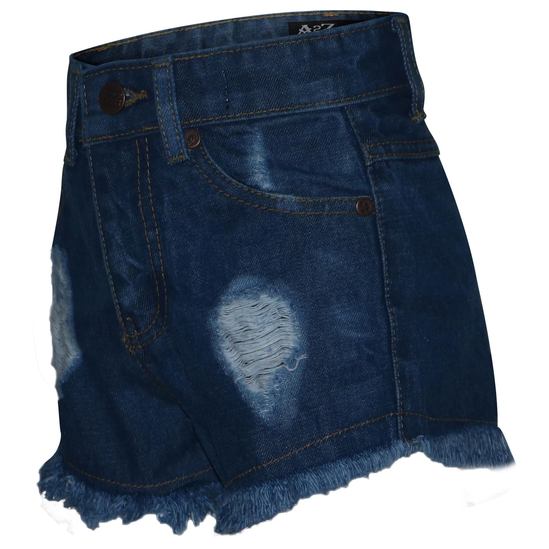 Kids Girls Shorts Ripped Jeans Hot Pants Summer Denim Short