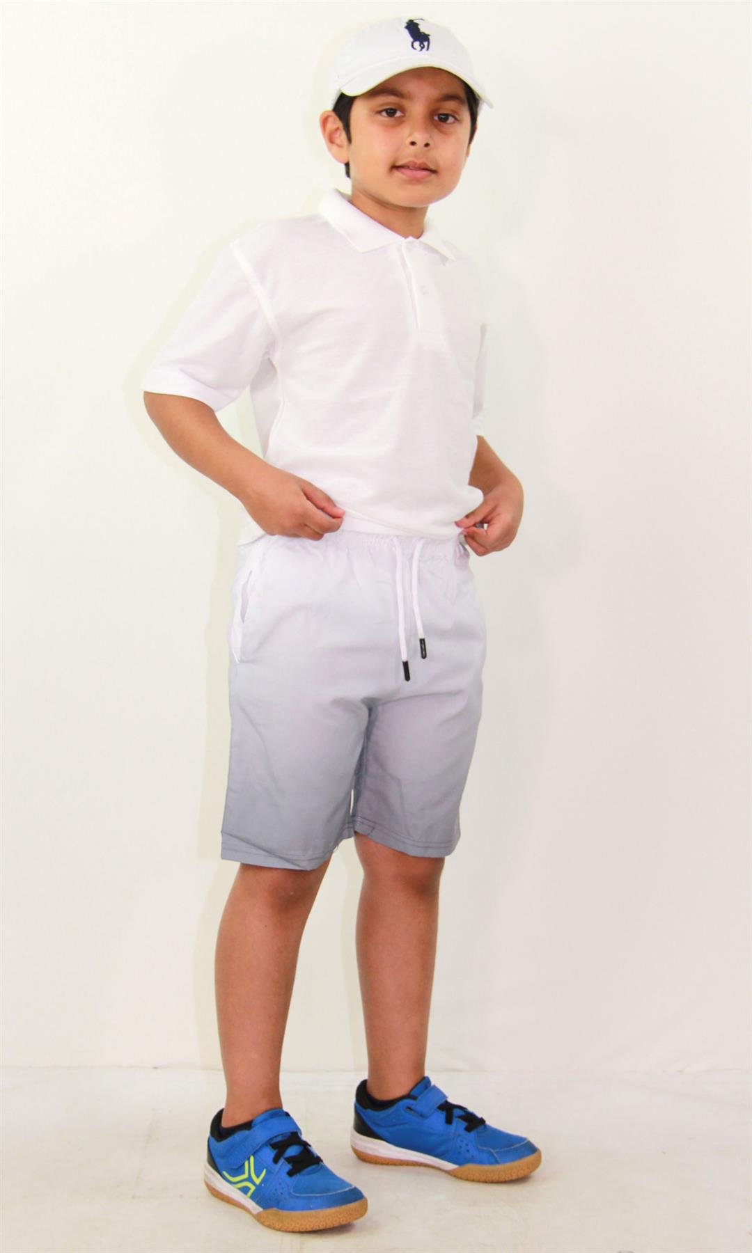 Kids Boys Gradient Colour Shorts Two Tone Fade New Summer Fashion Age 5-13 Years