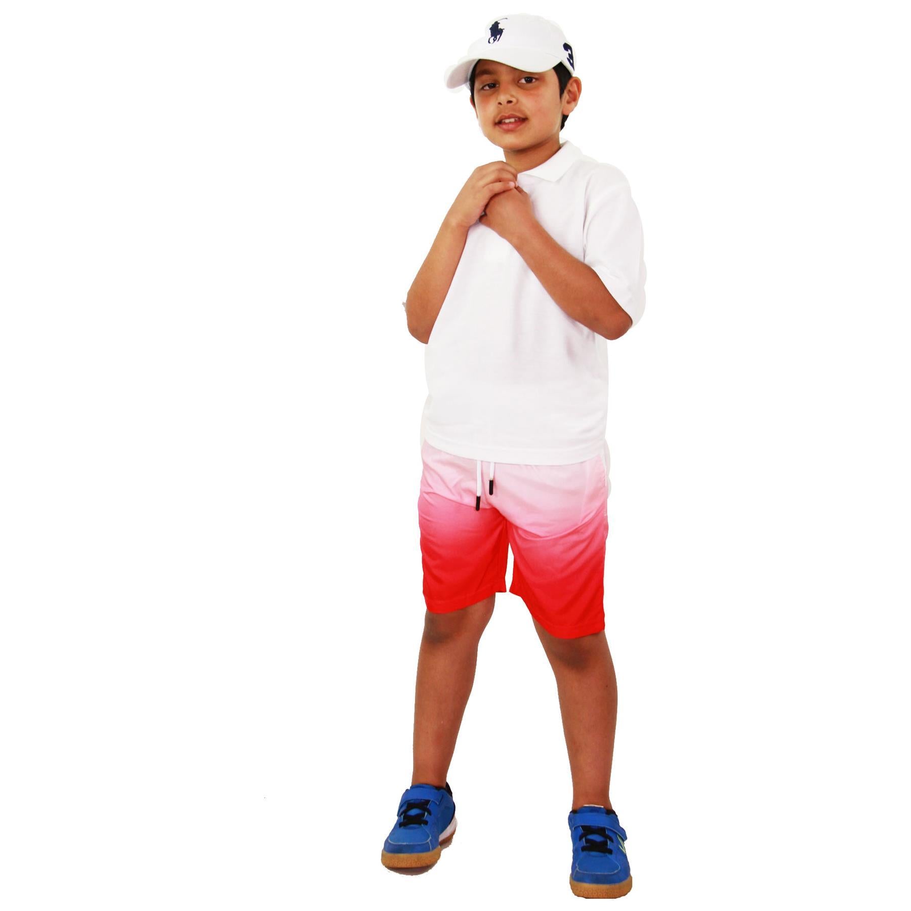 Kids Boys Gradient Colour Shorts Two Tone Fade New Summer Fashion Age 5-13 Years