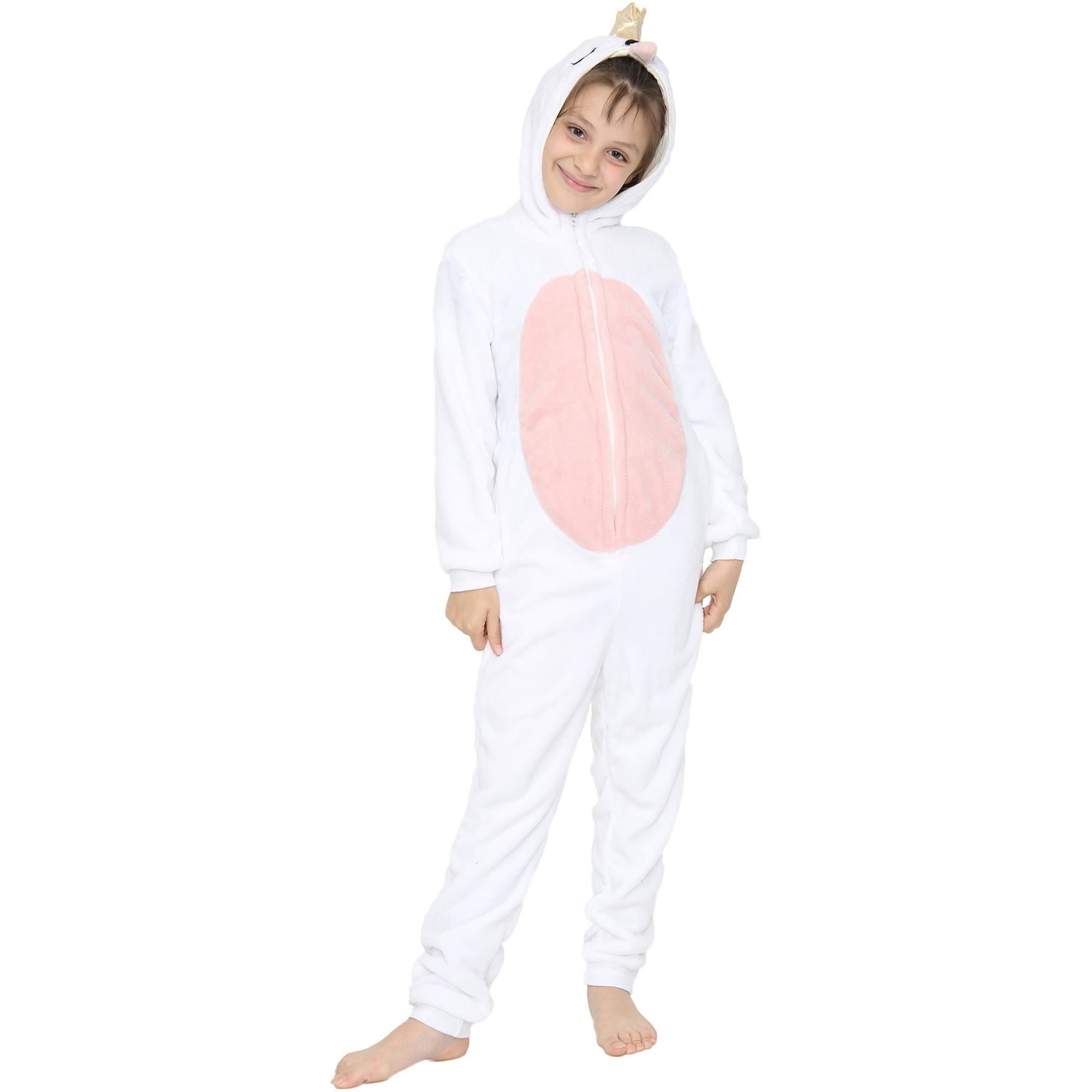 Boys Girls Unisex Rooster Chick Fleece Onesie