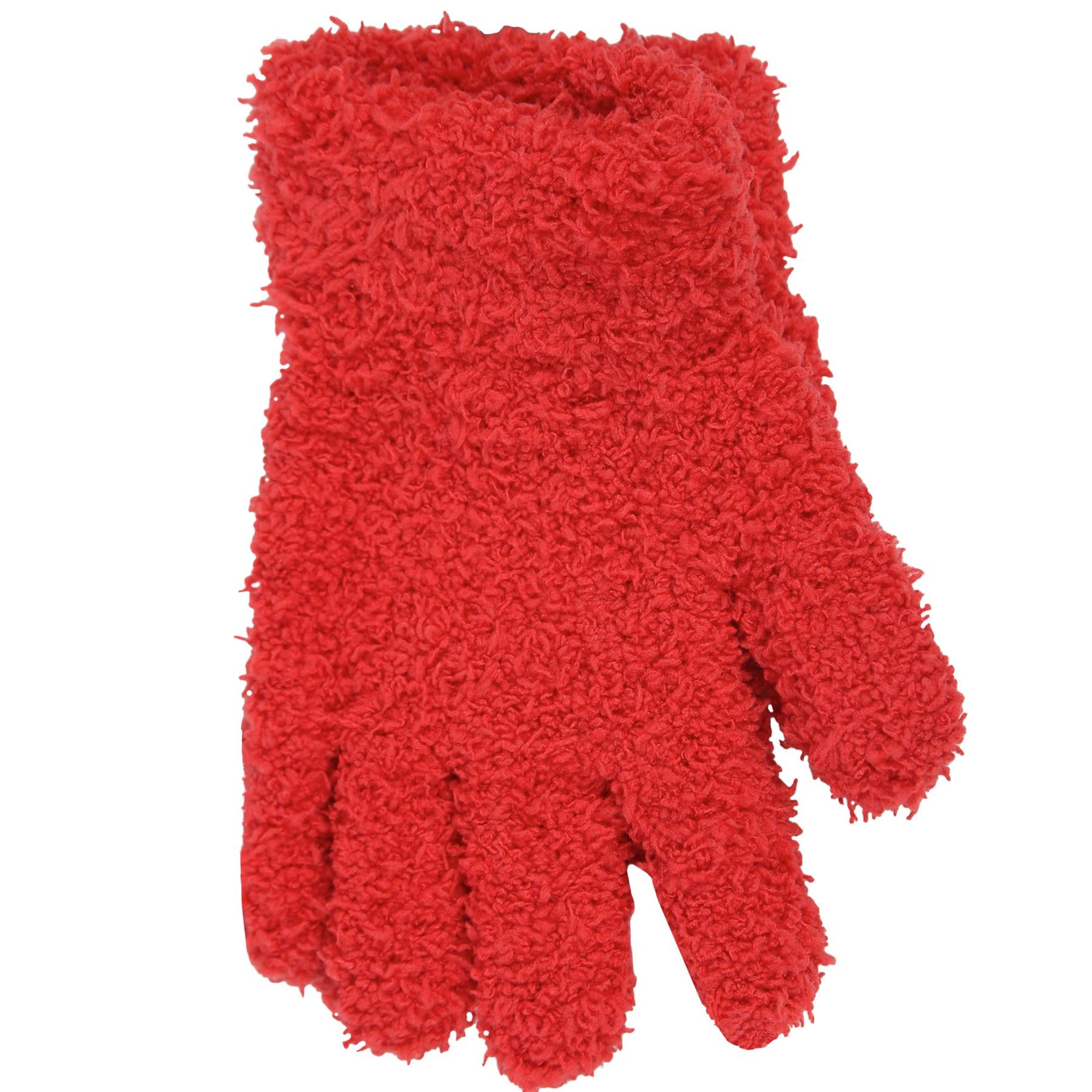 Kids Girls 4 Pack Thermal Snow Soft Magic Winter Gloves One Size Warm Mittens