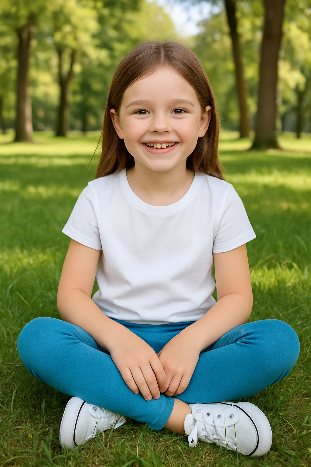 Gilrs Legging Kids Plain Color School Fashion Dance Leggings New Age 5-13 Years