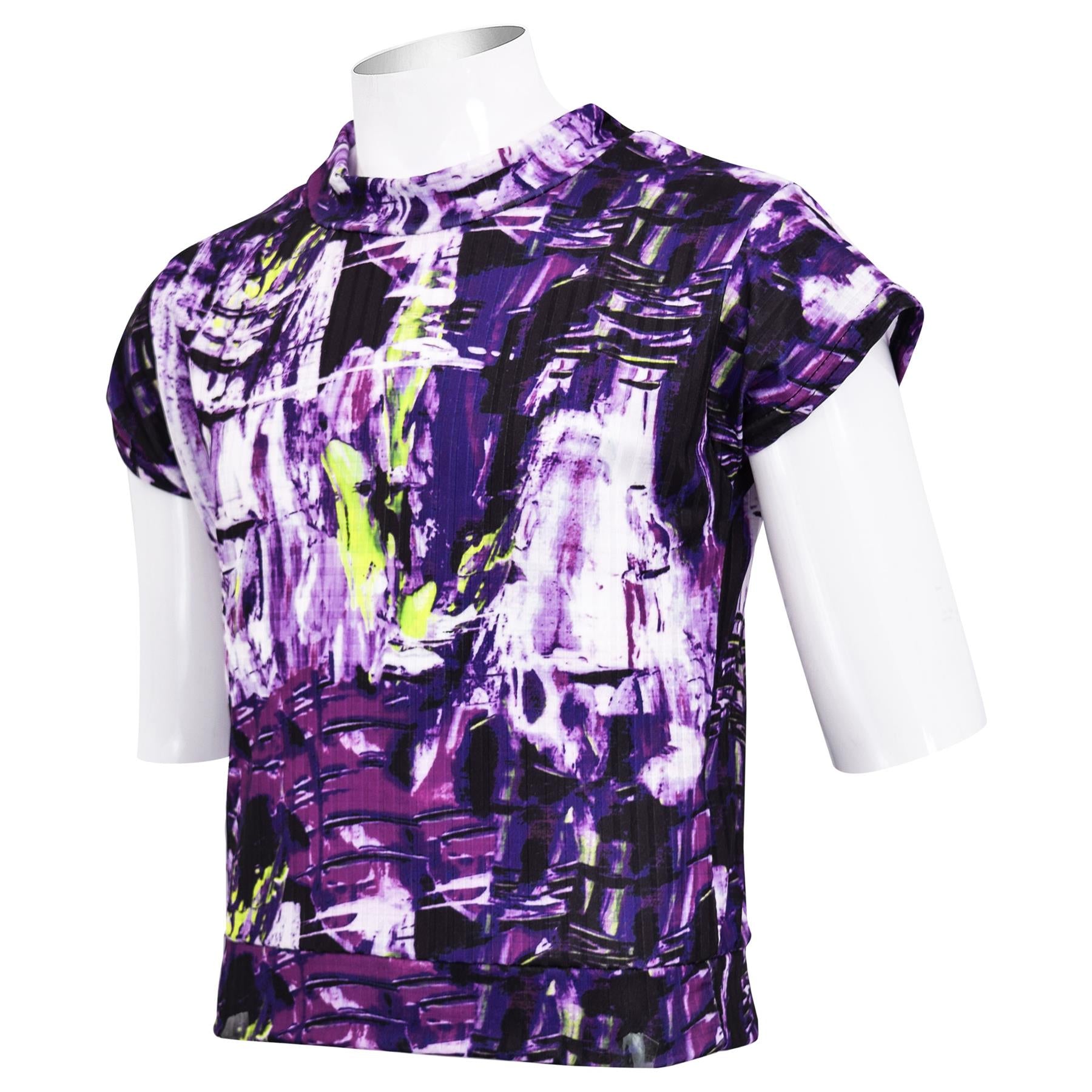 Kids Girls Crop Top Tie Dye Printed Summer Trendy Fashion Tank Top & Tees