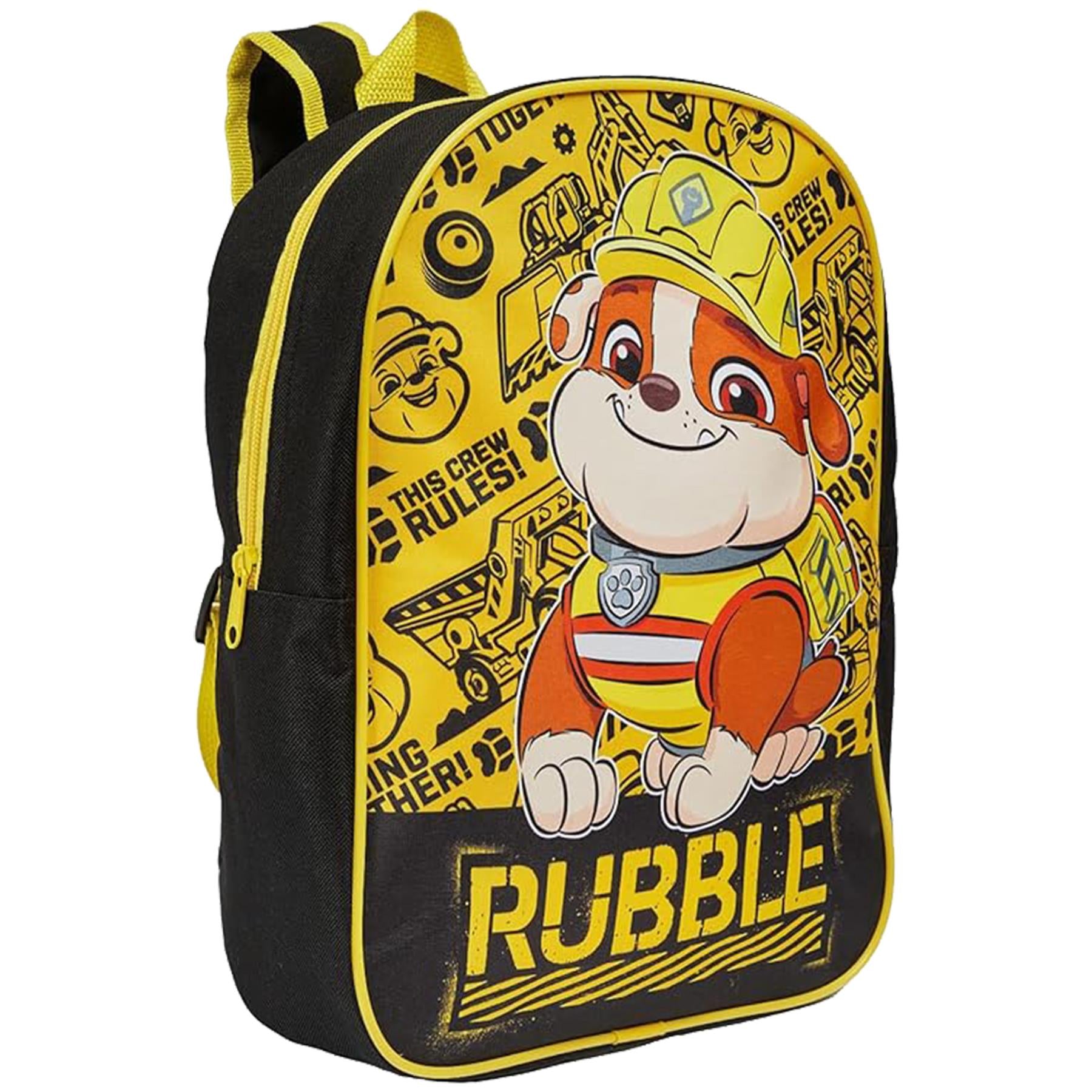 Rubble Backpack Officially Licensed Boys Back to School PE Travel Backpack