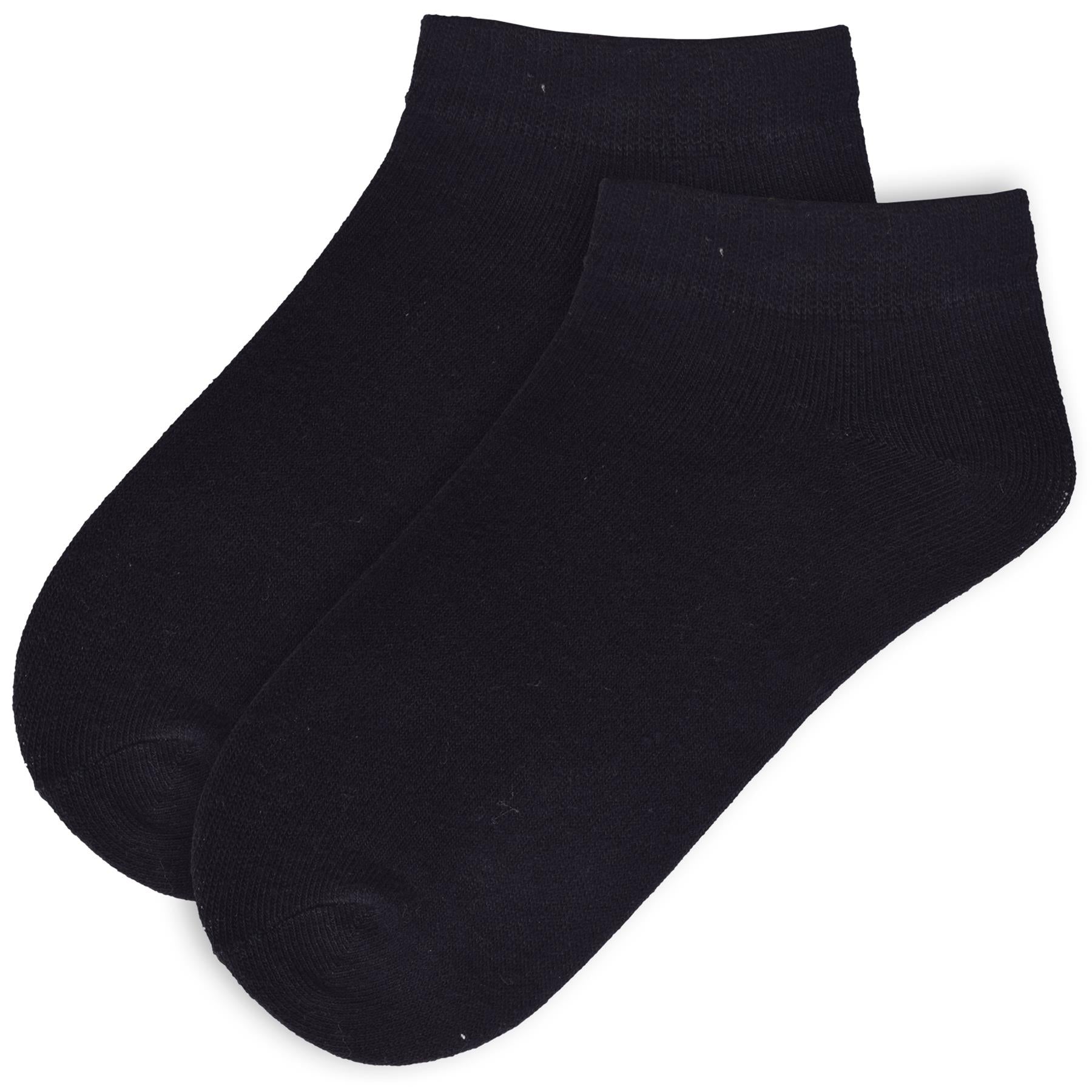 Kids 6 Pack Girls Boys Plain Trainer No Show Socks Cotton School Low Cut Socks