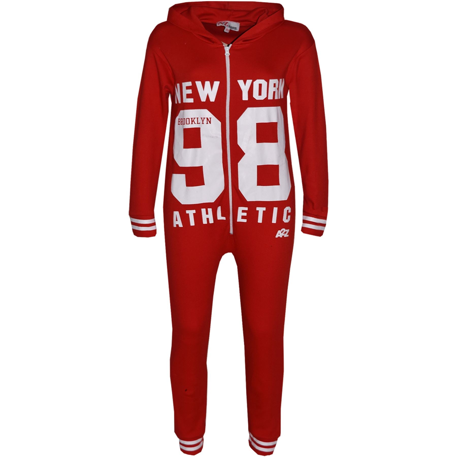 A2Z Onesie One Piece Kids Girls Boys New York 98 Print Pyjamas Costume Gifts