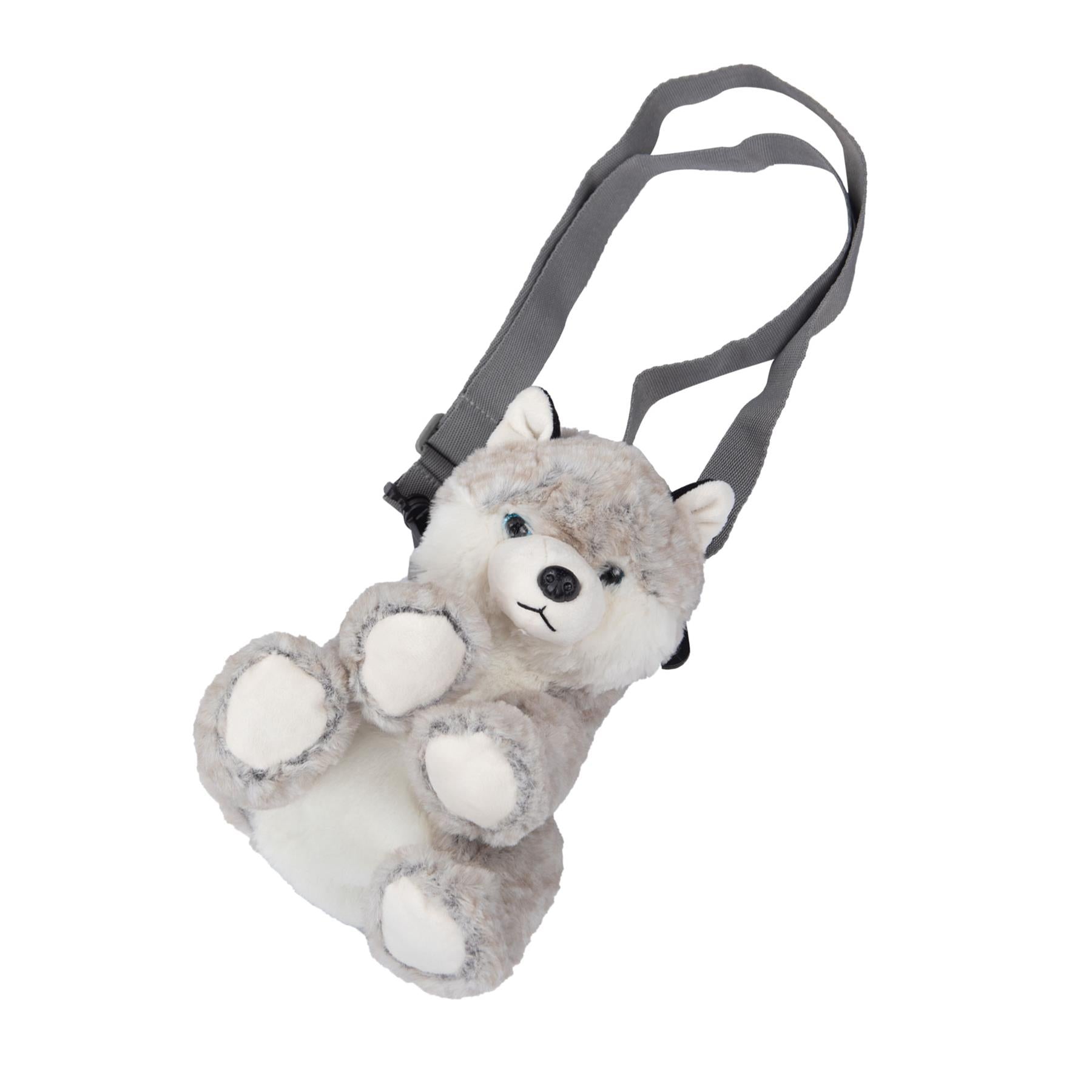 Girls Teens Ladies Crossbody Bag Cell Phone Purse 3D Animal Husky Shoulder Bag