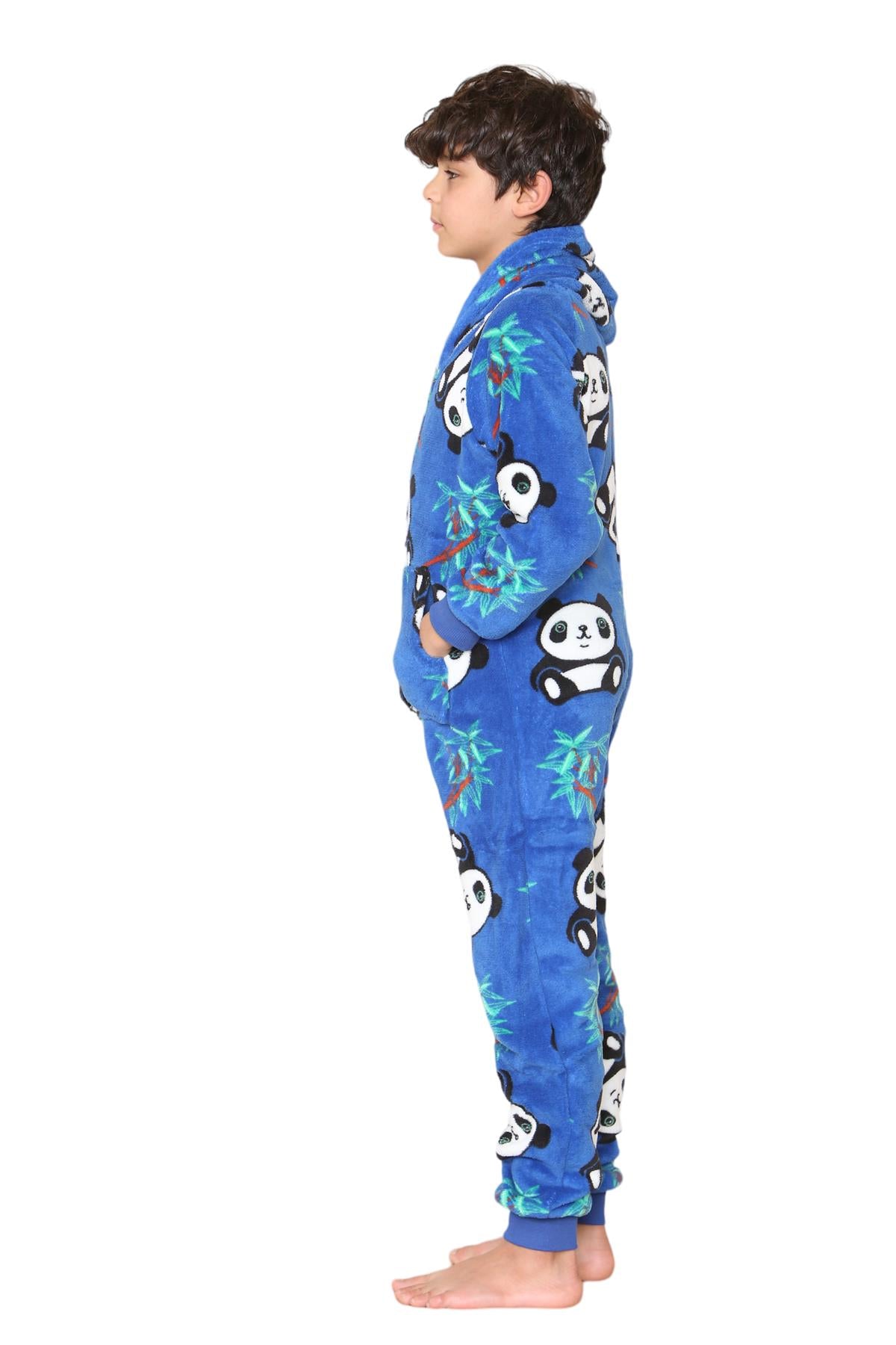 A2Z 4 Kids Panda Print Onesie Pyjama Sets for Boys and Girls Childrens Jumpsuit