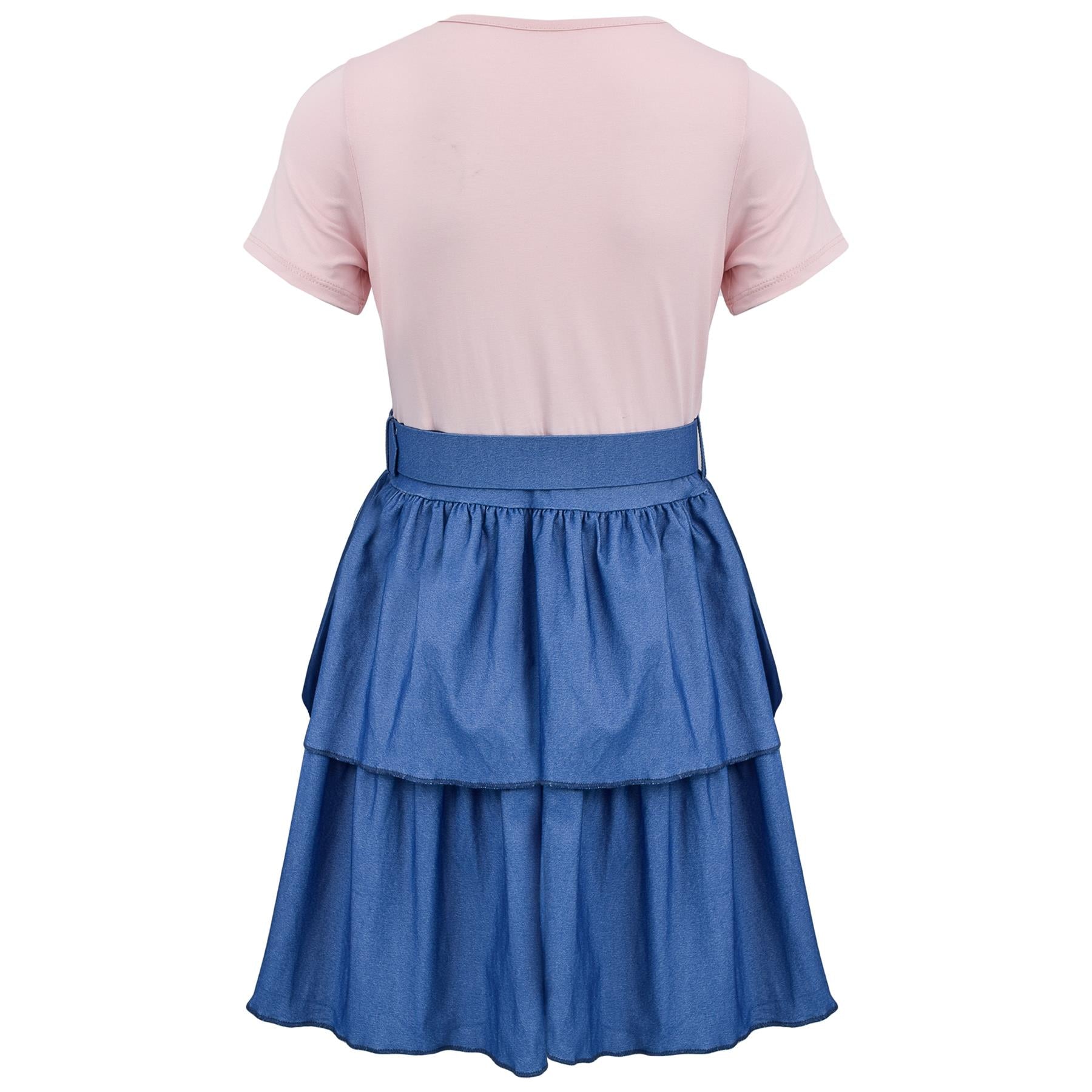 Kids Girls Summer Dress Casual Ruffle Party Dress