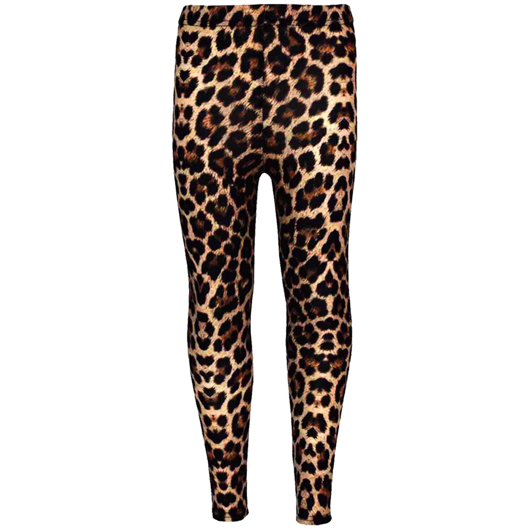 Girls Legging Kids Animal Leopard Print Fashion Stylish Trendy Leggings 5-13 Yrs