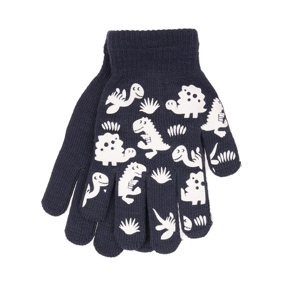 Boys Xmas Gloves 3 Pack Warm Magic Glow In The Dark Mitten Full Finger Gloves