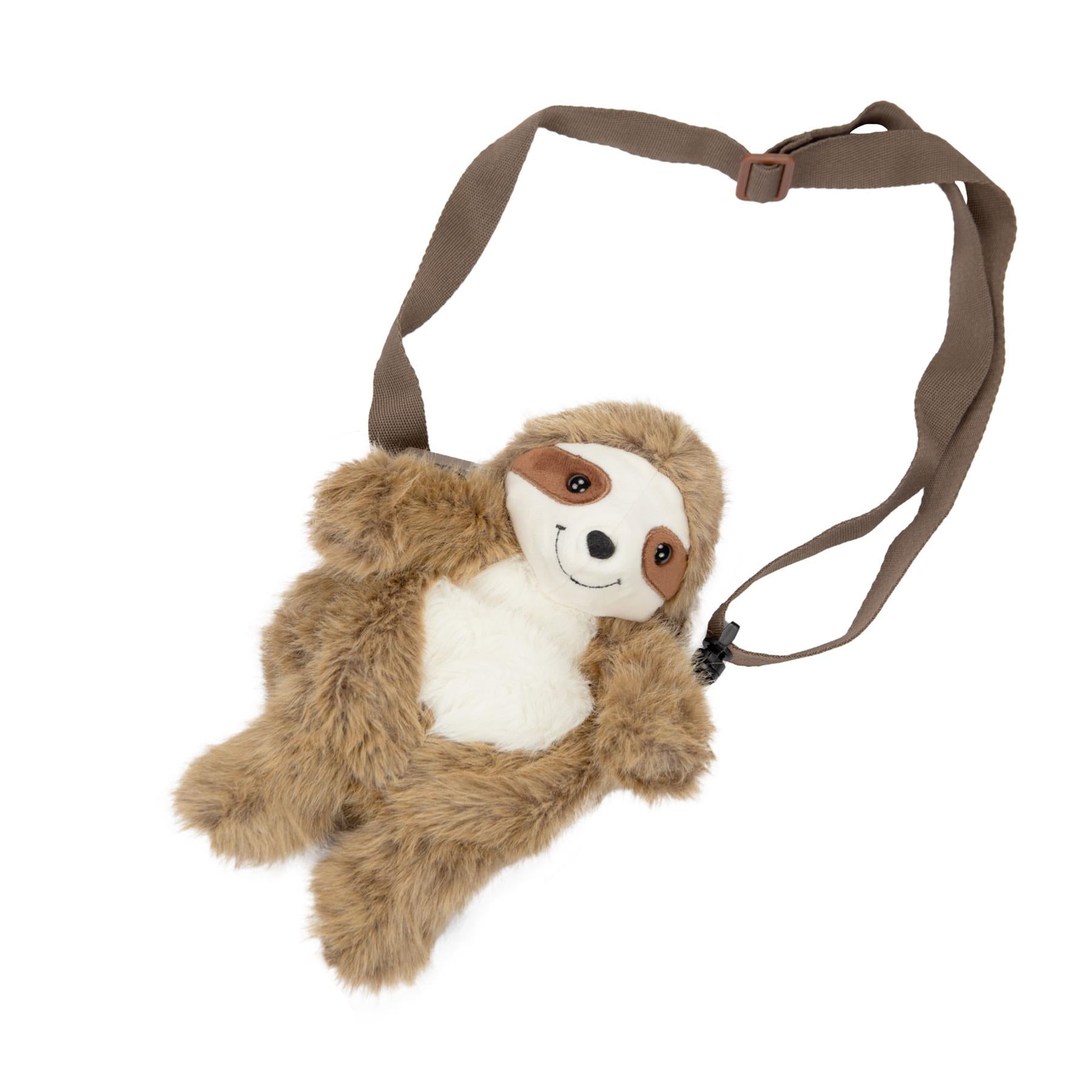 Girls Teens Ladies Crossbody Bag Cell Phone Purse 3D Animal Sloth Shoulder Bag