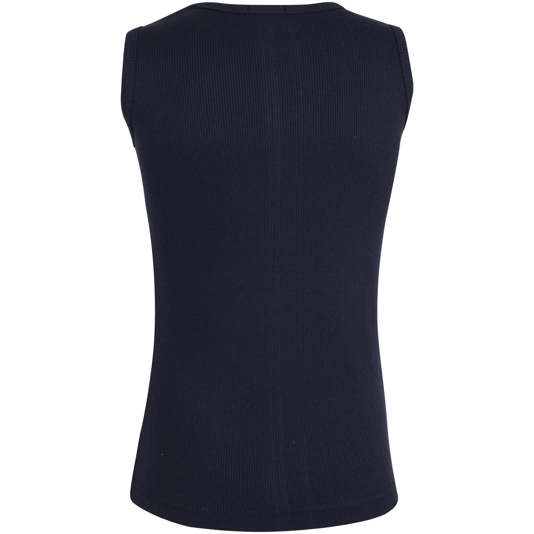 Kids Girls Ribbed Vest Top 100% Thick Cotton Fashion Tank Tops T Shirt 2-13 Year