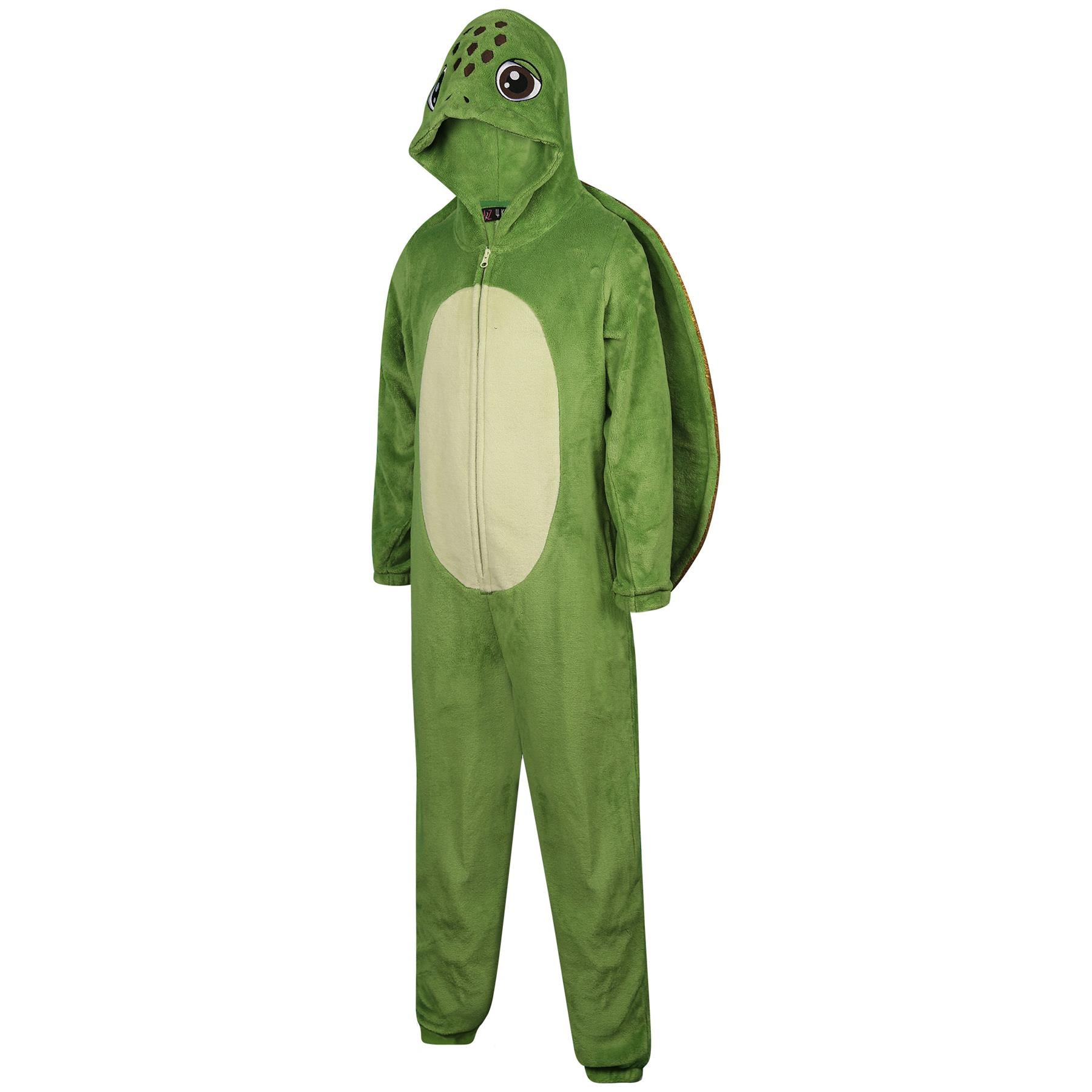 Kids Unisex Turtle Face A2Z Onesie One Piece All in One Animal Theme Jumpsuit