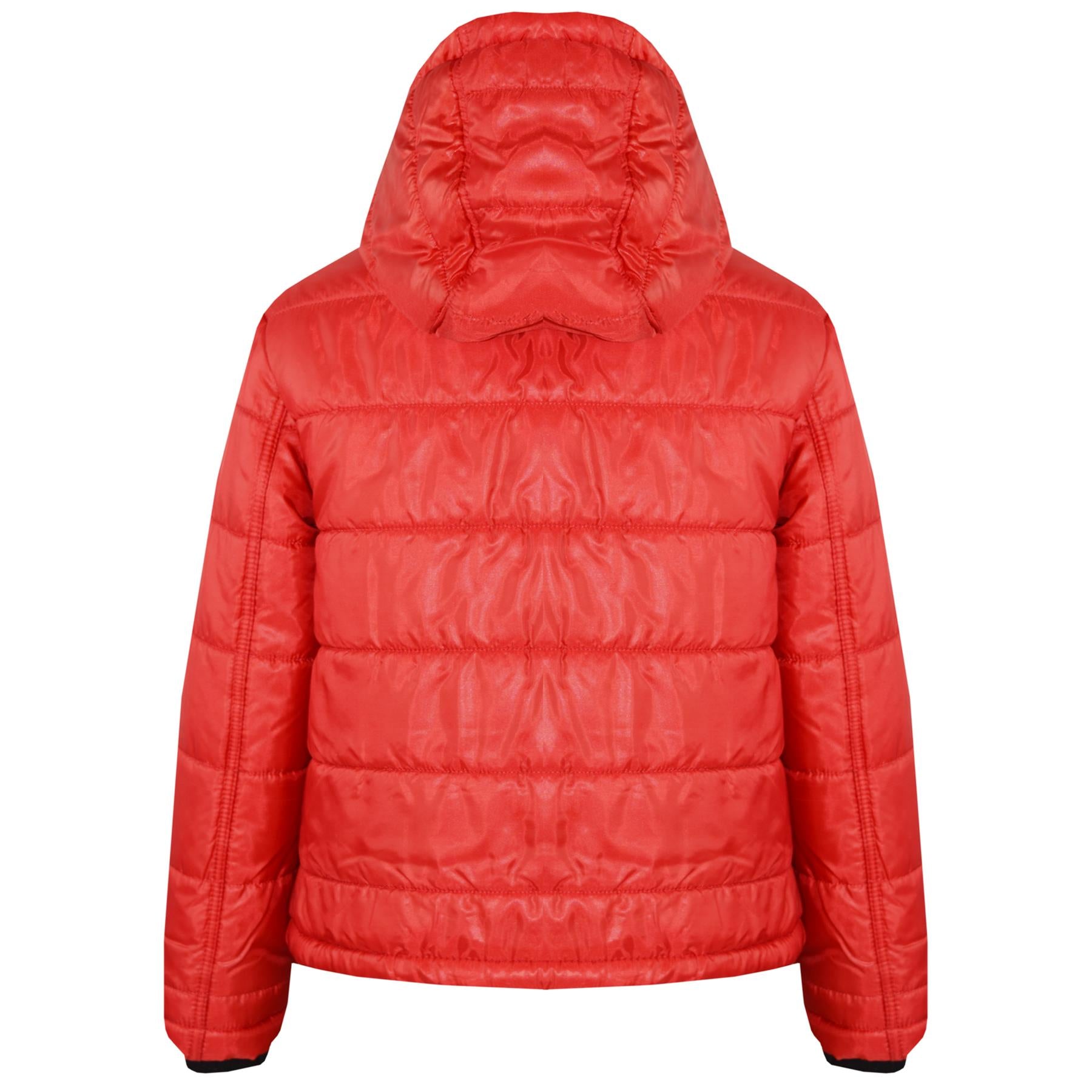 Kids Girls Red Bella Hooded Padded Jackets - Kids Clothing Store