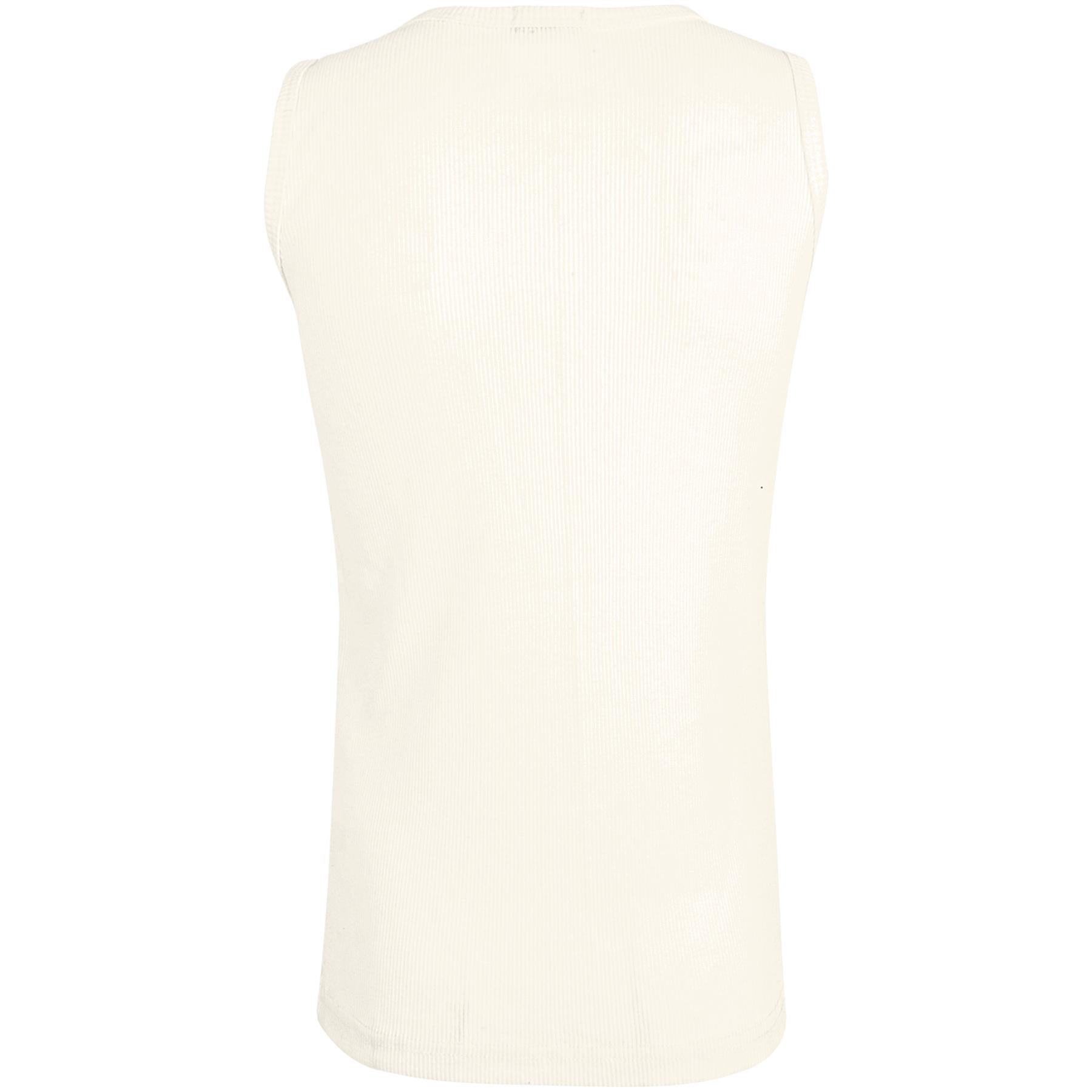 Kids Girls Ribbed Vest Top 100% Thick Cotton Fashion Tank Tops T Shirt 2-13 Year