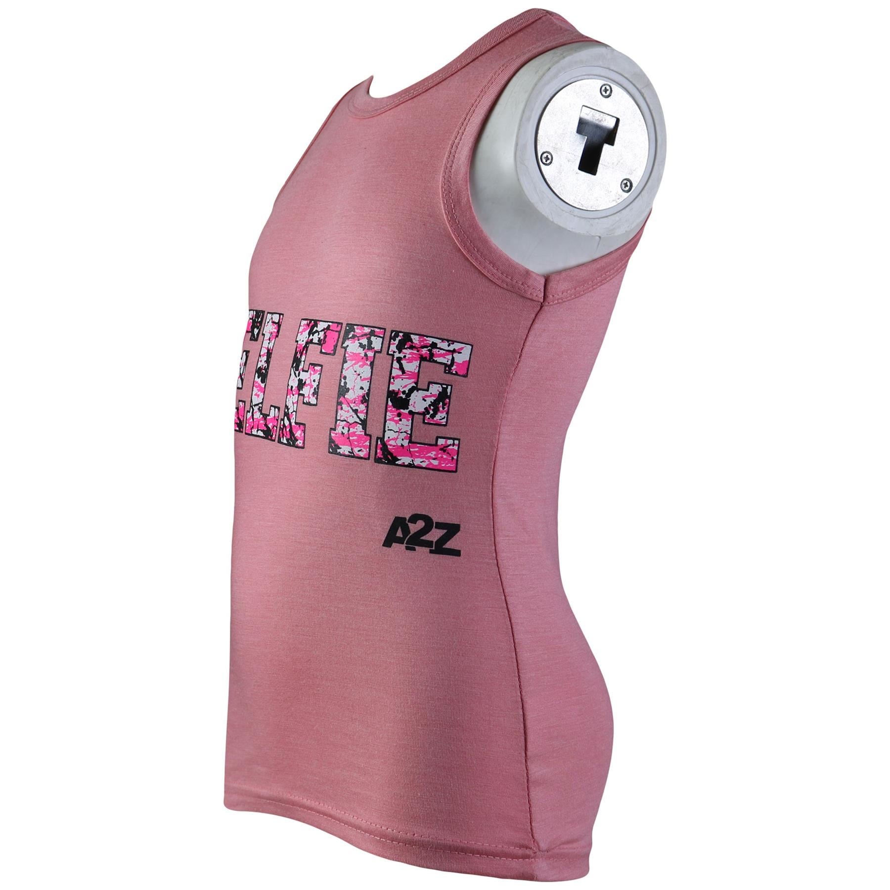 Kids Girls Selfie Splash Vest Top Trendy Fashion Tank Tops T Shirt 5-13 Years