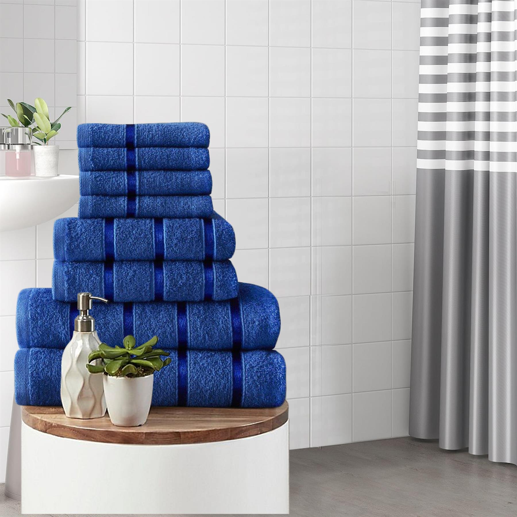 8 Piece Soft & Absorbent Towel Bale Set