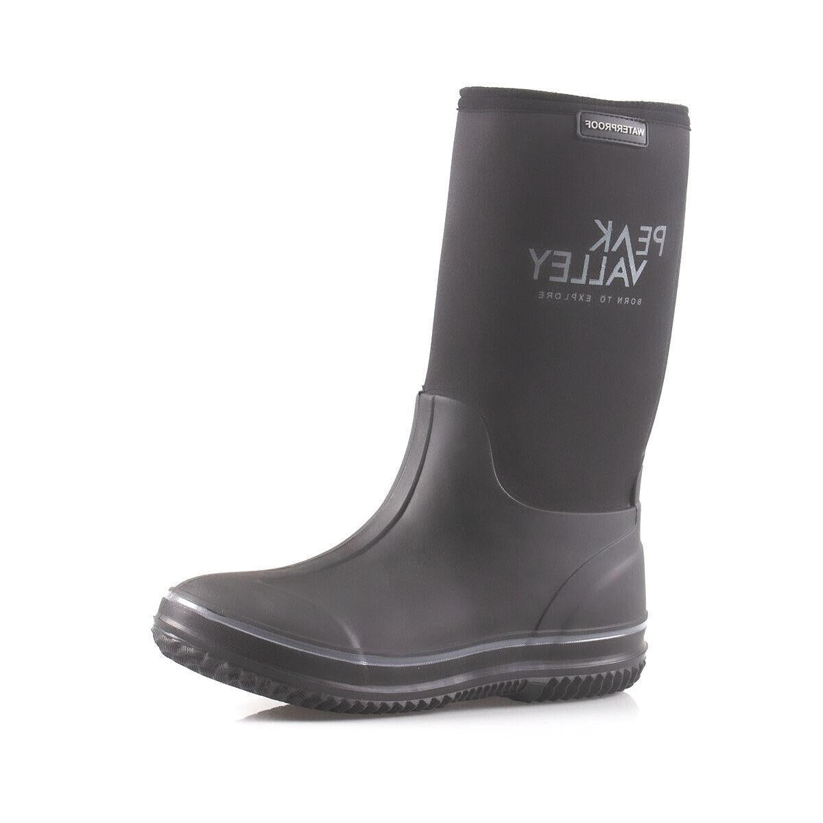 A2Z Mens Wellington Boots Waterproof Footwear Wellies Anti-Skid Rubber Snow Boot