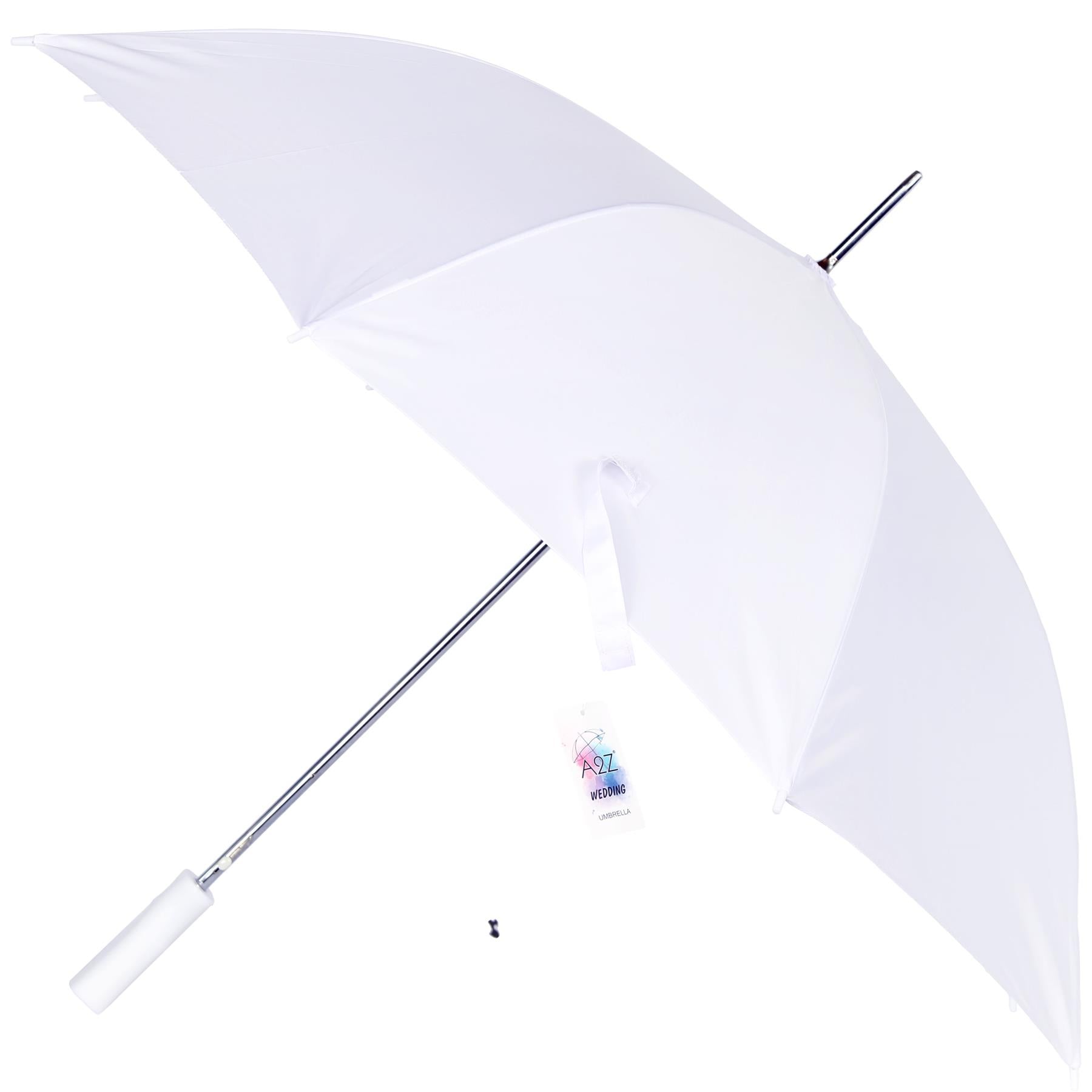 Wedding Umbrella 46" Auto Open Bridal Brolly Ideal For Photoshoot Outdoor Canopy
