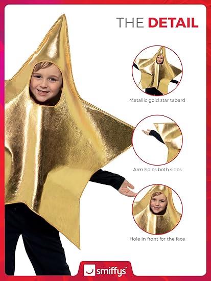 Shining Star Child Christmas Fancy Dress Party Costume