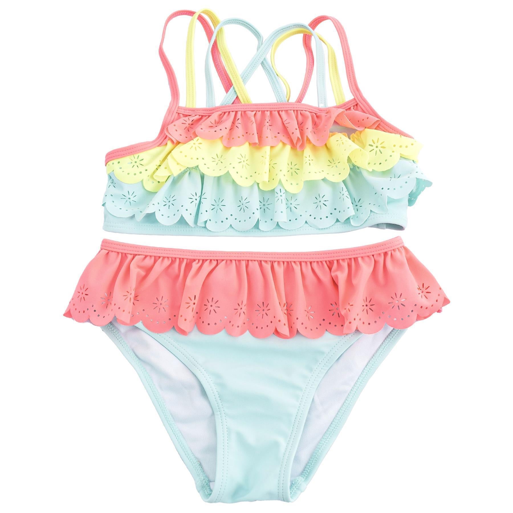 A2Z 4 Kids Girls Bikini 2-Piece Swimsuit Girls Tankini Swim Set Beach Swimwear