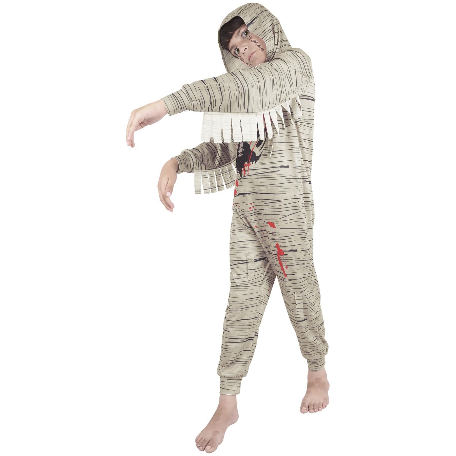 Kids Girls Boys Zombie Egyptian Mummy Halloween Costume Trick or Treating