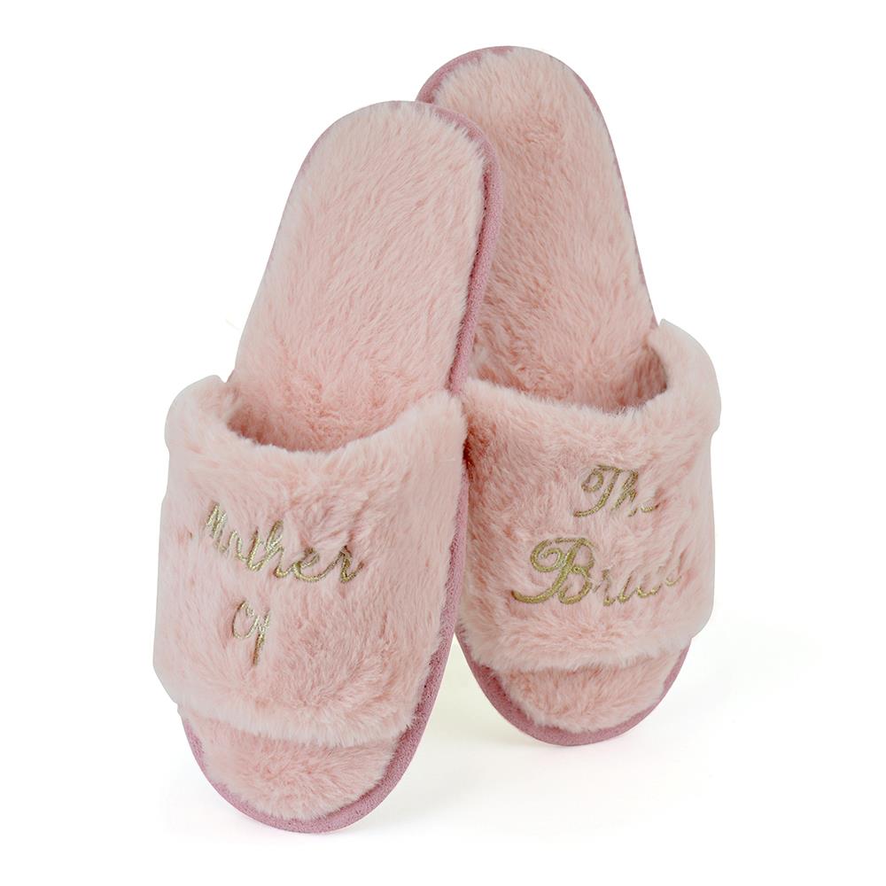 Women Fluffy Faux Fur Slipper Open Toe Warm Furry Cozy Slippers for Girls Shoes