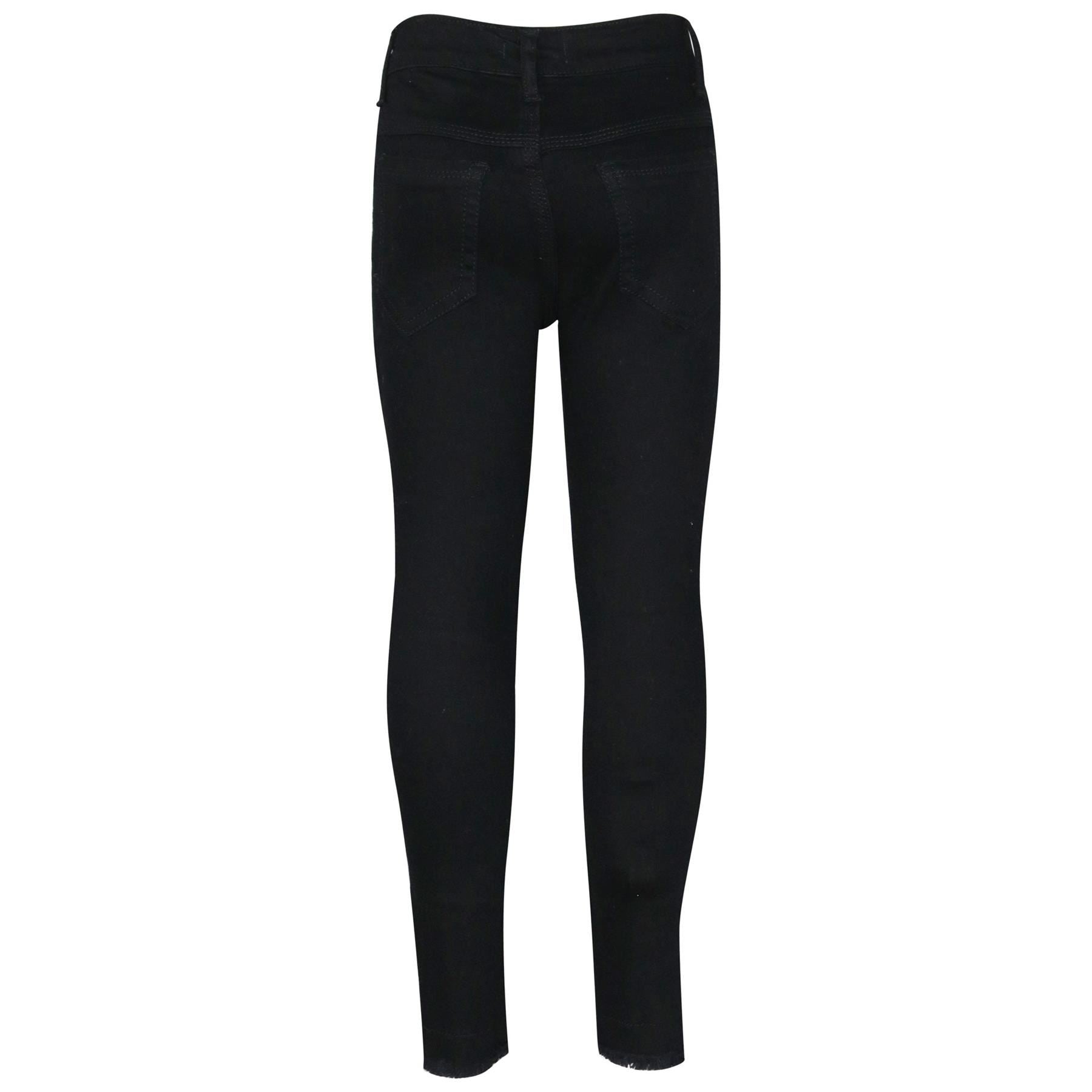 A2Z4 Kids Stretchy Jeans Embroidered Denim Comfortable Jeggings Pant 3-13 Years