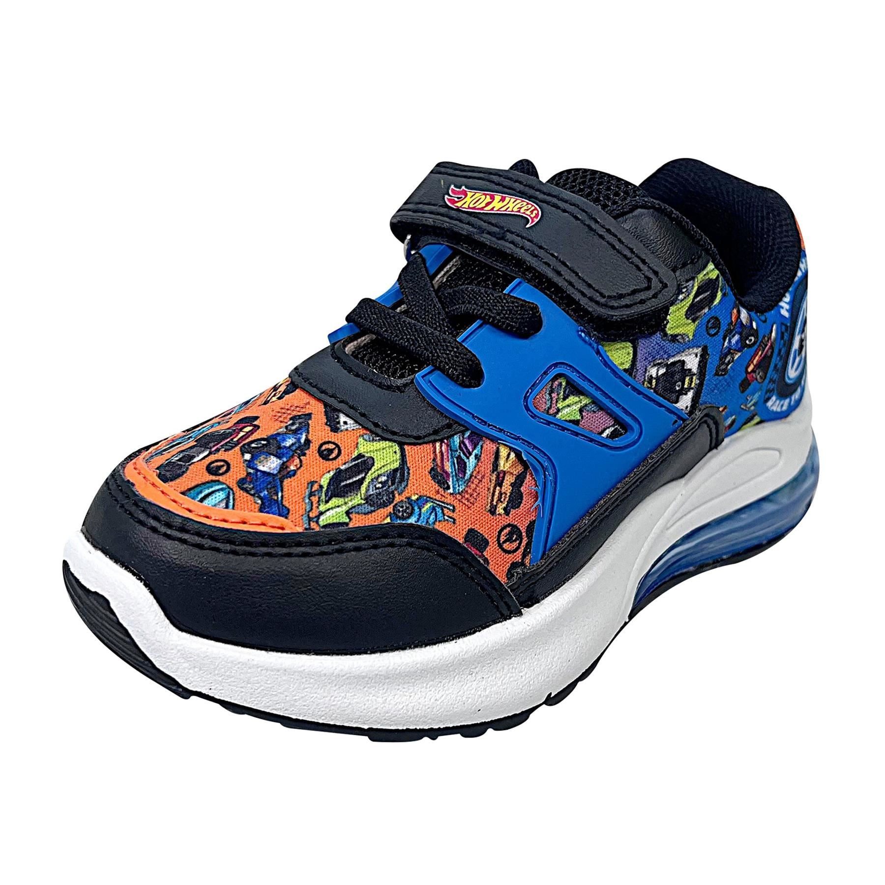 Kids Hot Wheels Light-Up Trainers Officially Licensed Boys Sports Shoes Race Car