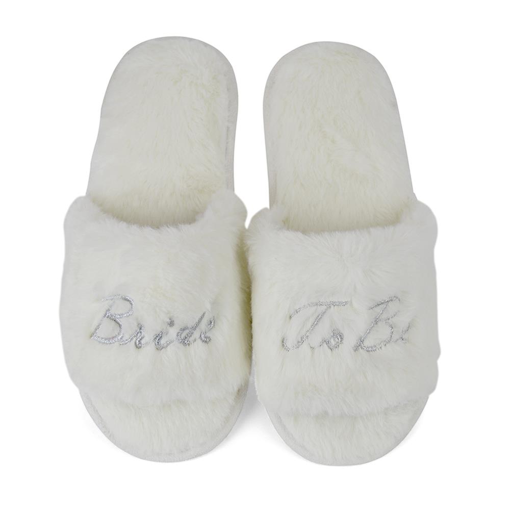 Women Fluffy Faux Fur Slipper Open Toe Warm Furry Cozy Slippers for Girls Shoes