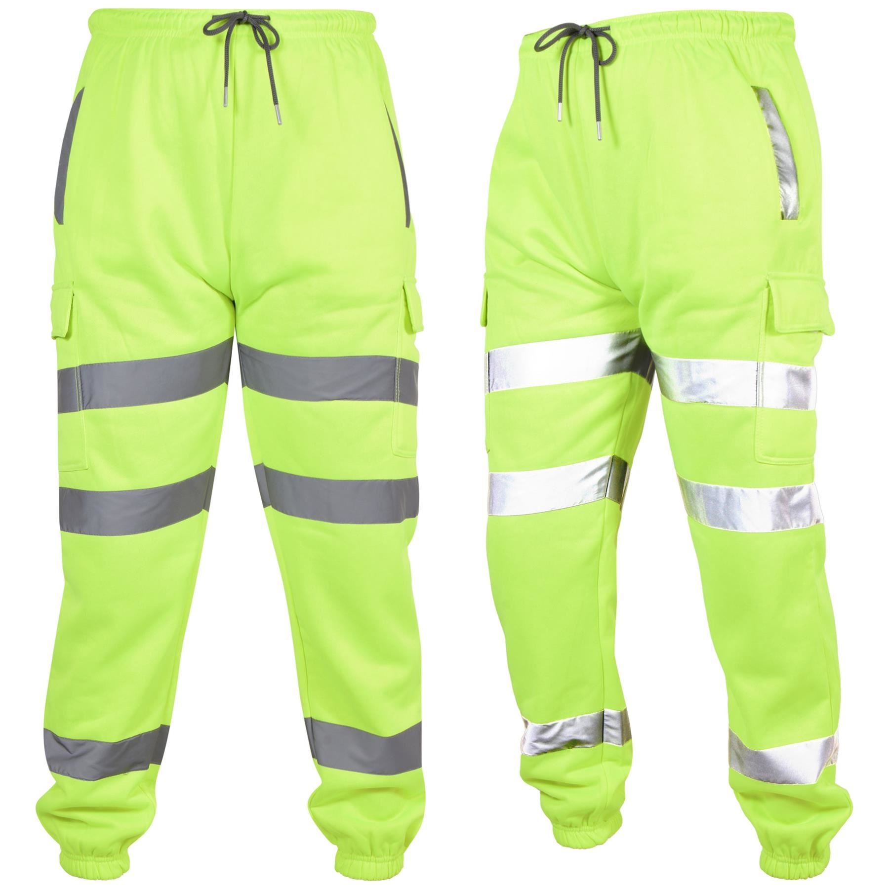 A2Z Hi Vis Reflective Pants High Viz Cargo Trousers