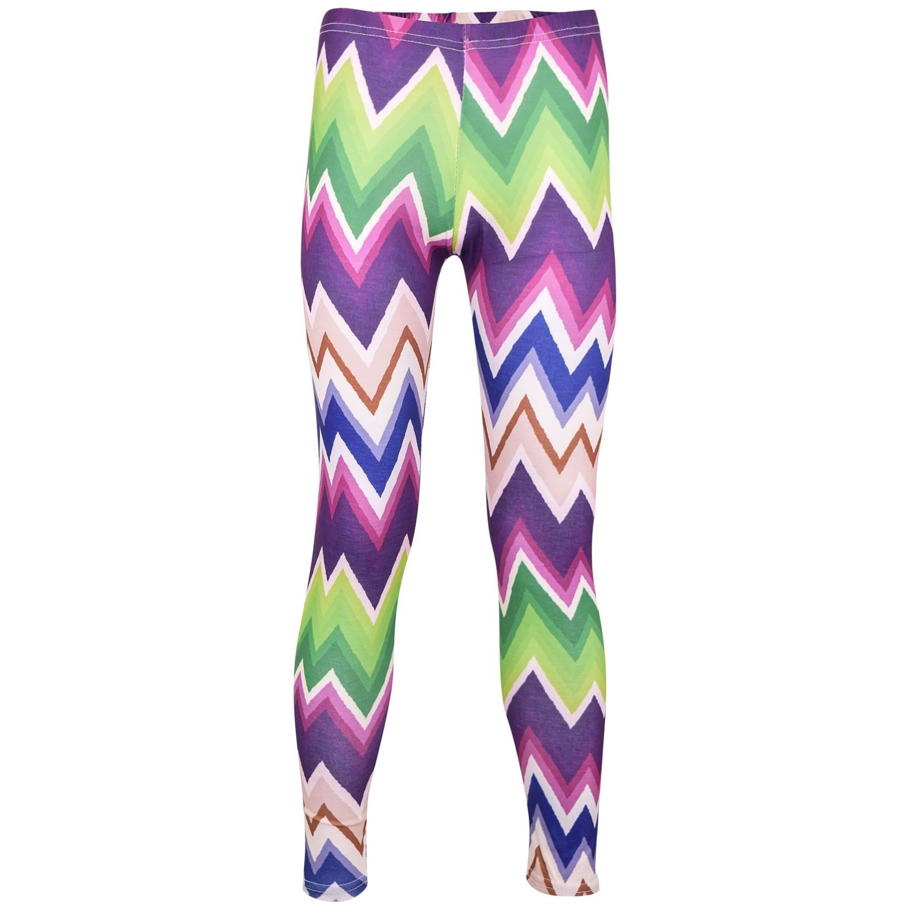 A2Z 4 Kids Girls Chevron Crop Top Legging Set Trendy Casual Outfit Age 7-13Year