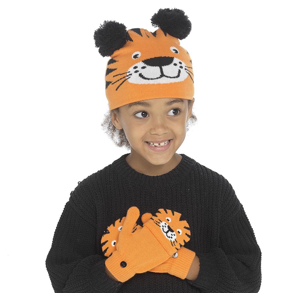 A2Z 4 Kids Novelty Animal Hat Gloves Set Winter Warm Hats Mitten Gloves Sets