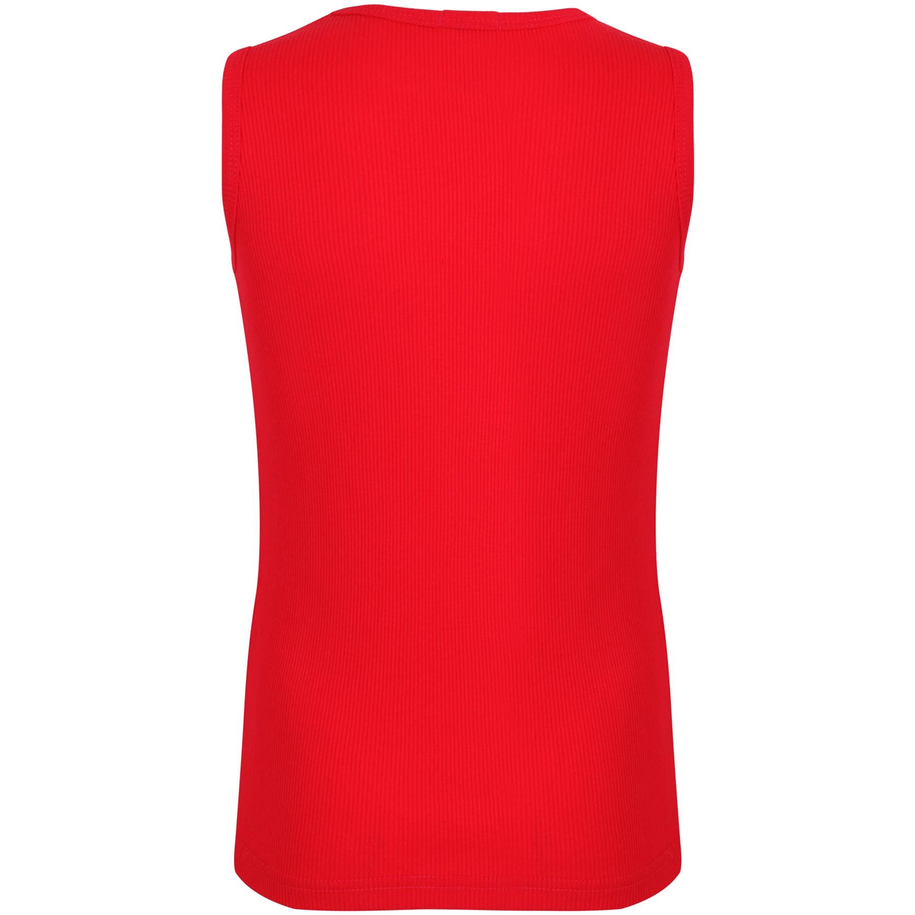 Kids Girls Boys Childrens Vest Top Tank Top Fitted 100% Rich Cotton 2-13 Years