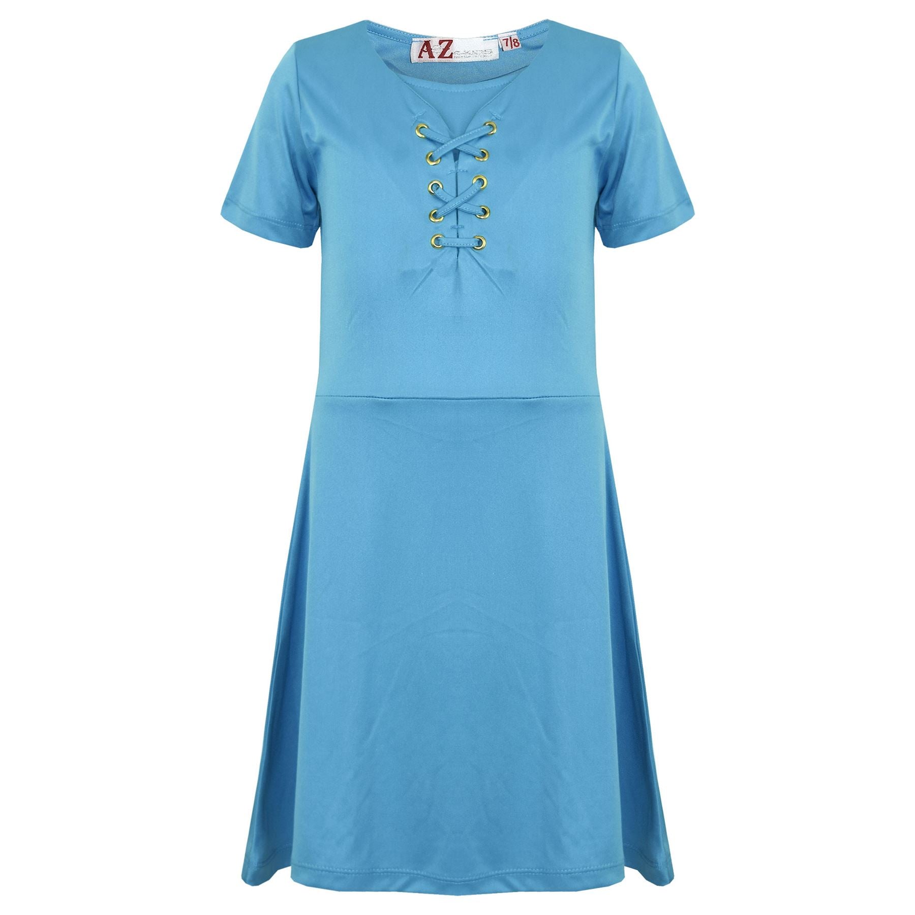 Girls Skater Dress Kids Party Fashion Stylish Laces Dresses New Age 5-13 Years