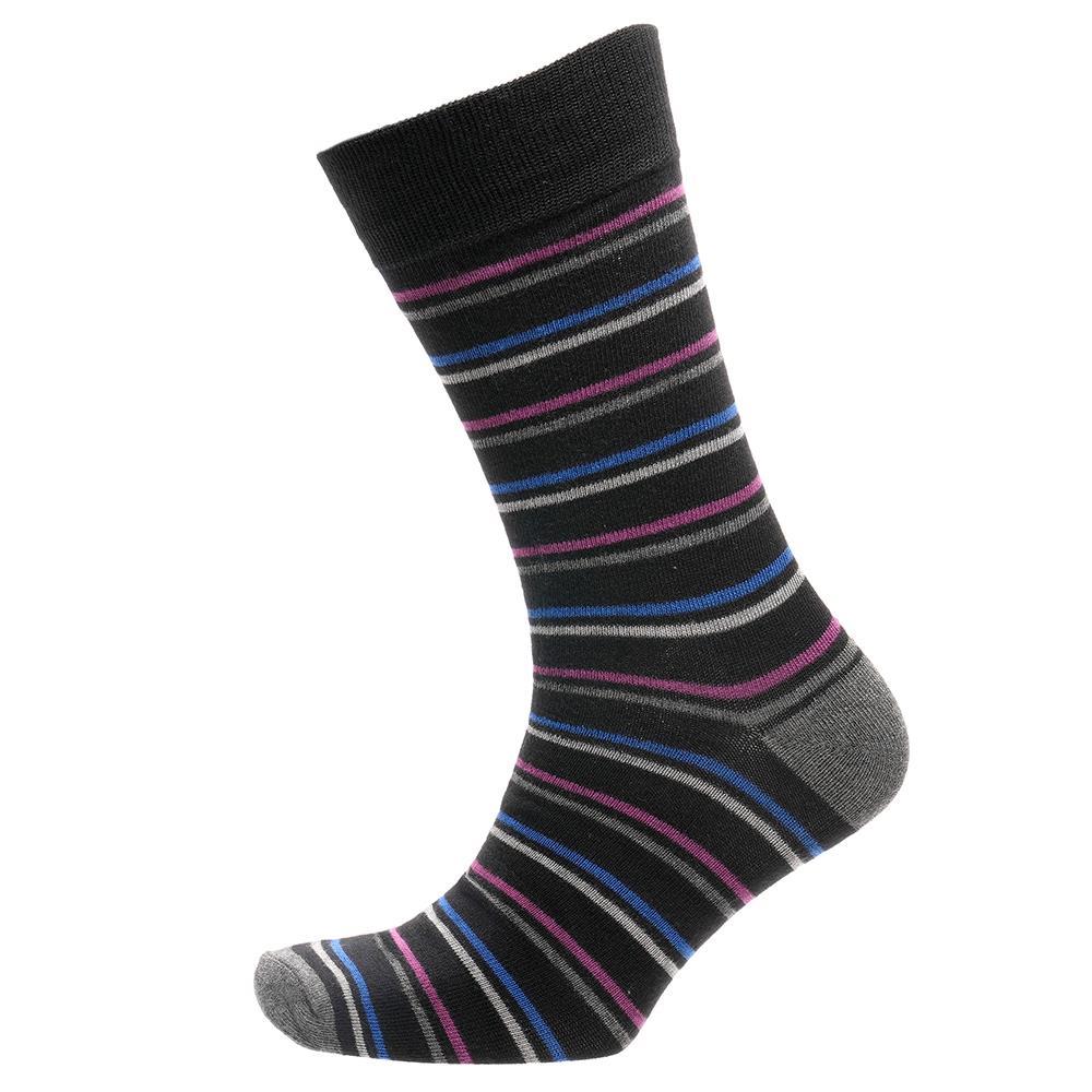 A2Z Mens 3 Pack Socks Gift Box Soft Argyle and Striped Designs Breathable Socks