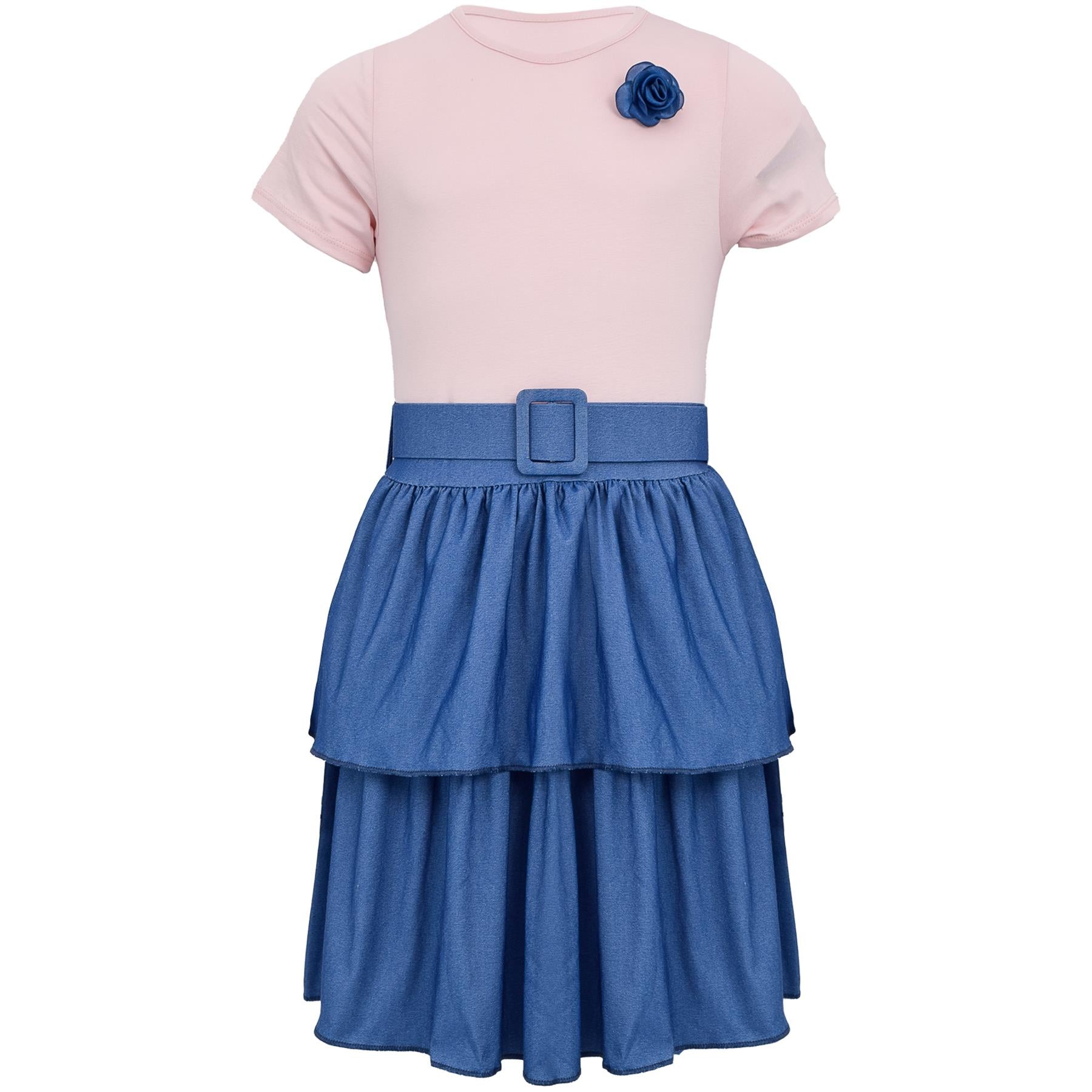 Kids Girls Summer Dress Casual Ruffle Party Dress