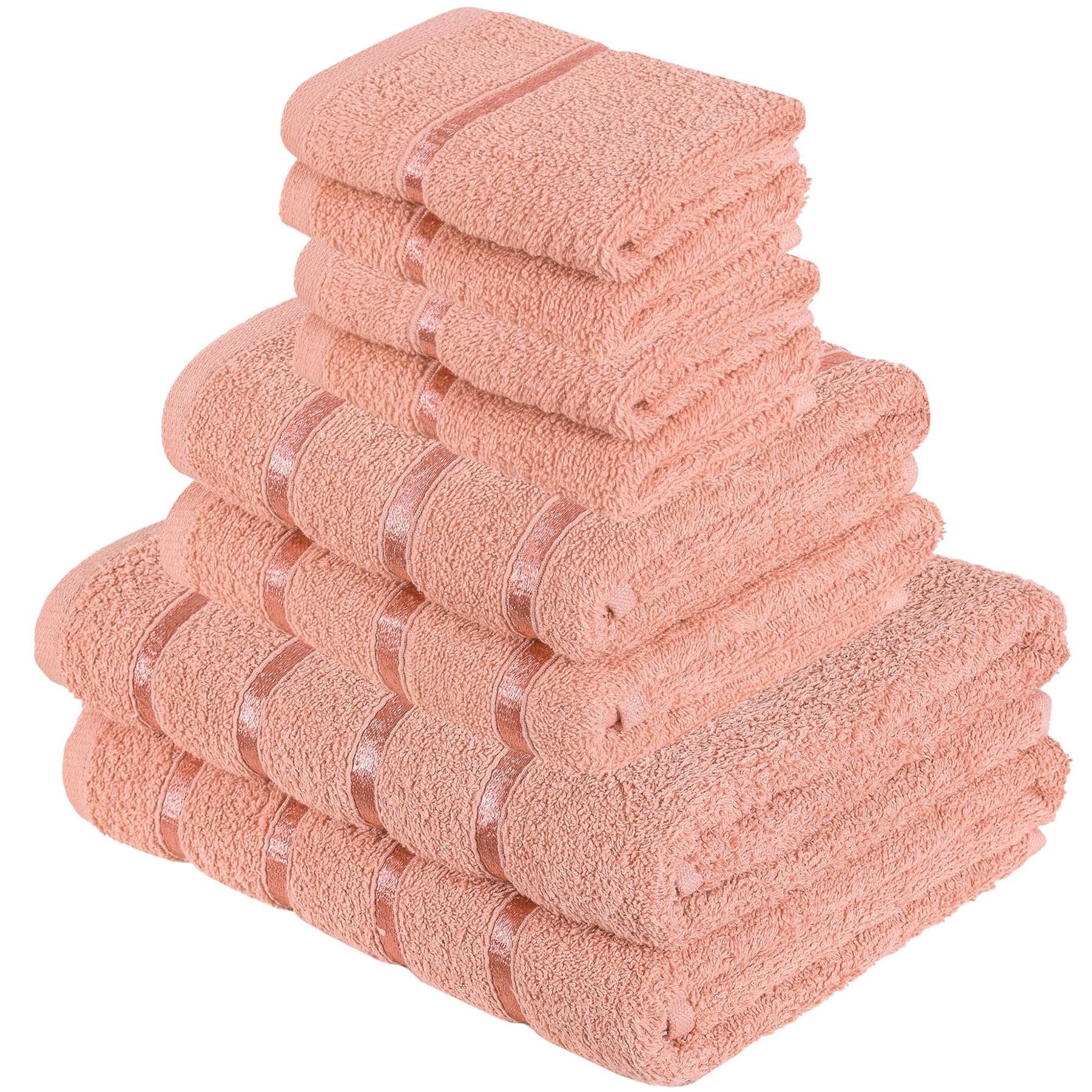 A2Z Luxurious 8 Piece Towel Bale Set  Bath Towels Soft and Absorbent Hand Towel