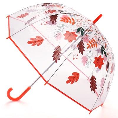 Clear Bubble Umbrella Walking Stick Umbrellas Crook Handle Brolly Dome Canopy