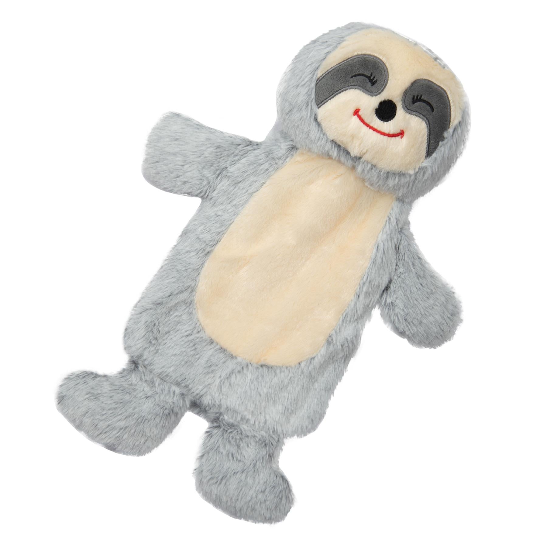 A2Z Hot Water Bottles 3D Animal Sloth 750ML Soft Plush Fleece Cover Heat Therapy