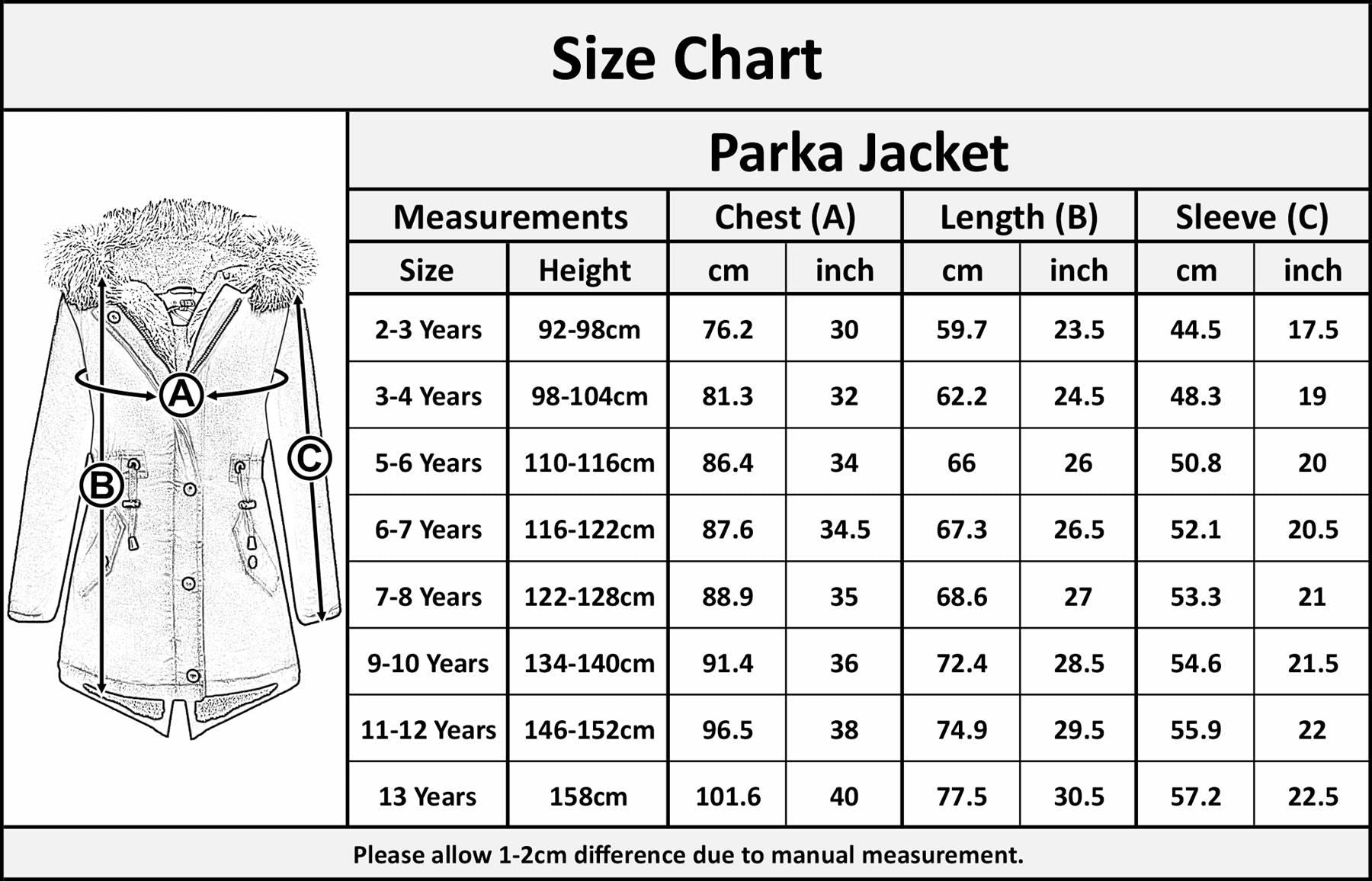 Kids Girls Hooded Coat Rainbow Faux Fur Baby Pink Parka School Jackets