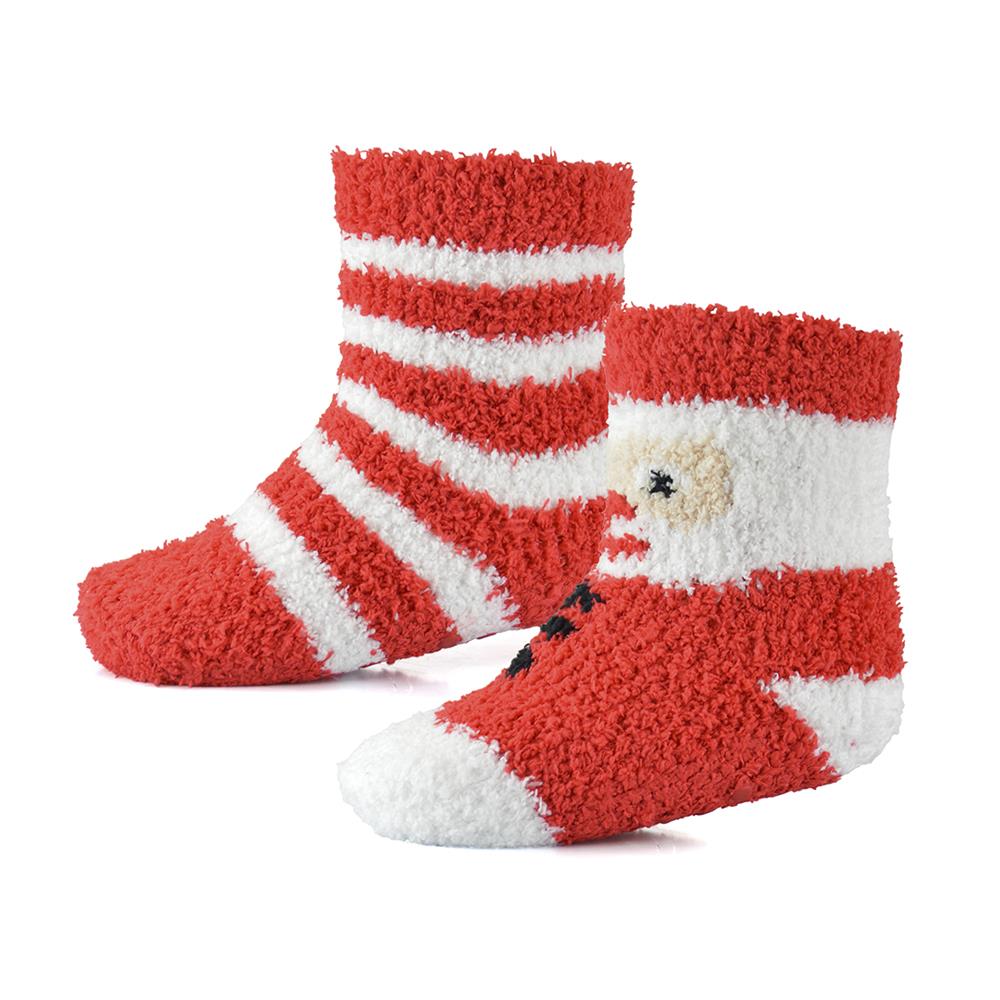 A2Z 4 Kids Baby Socks 2 Pack Girls Boys Xmas Novelty Santa Reindeer Cosy Socks